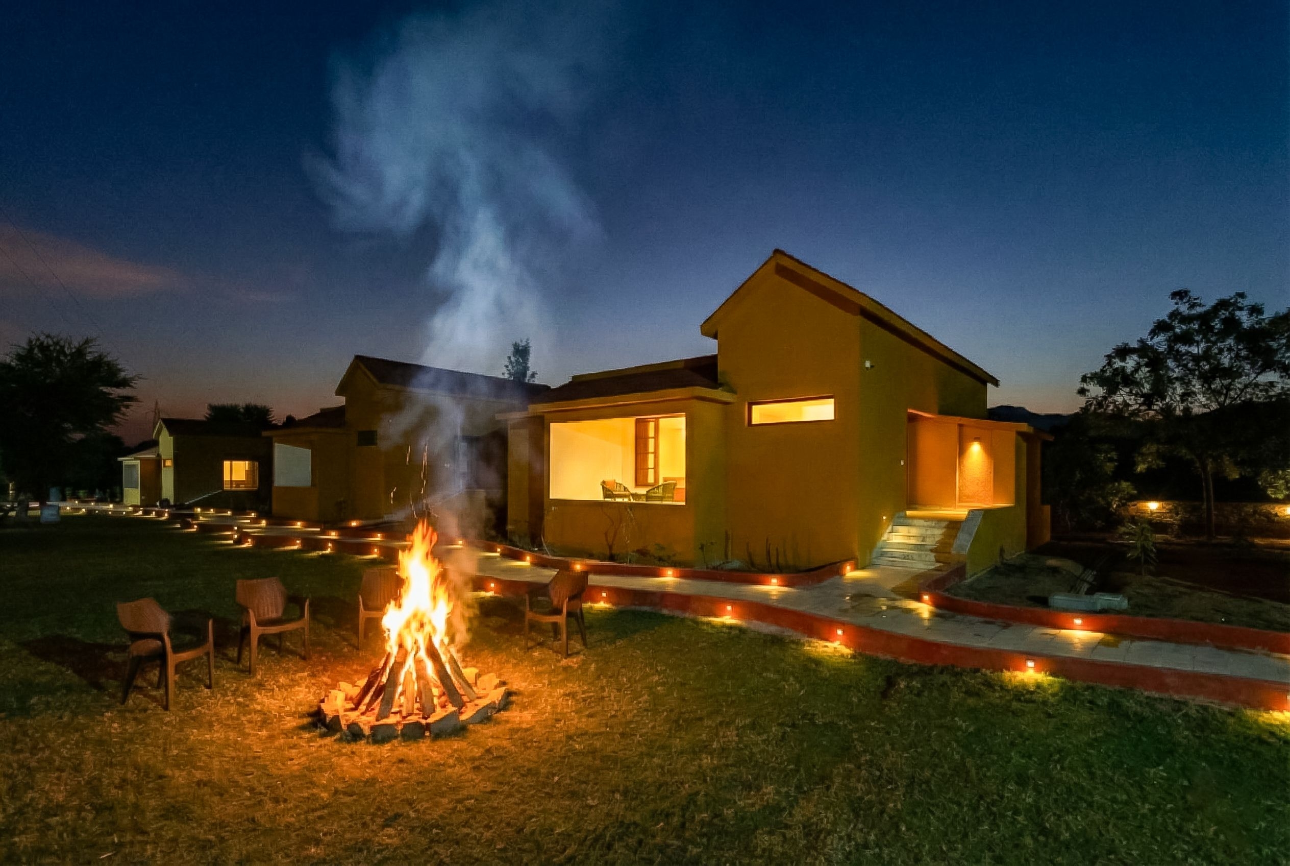 Still River Suites | 1-BHK With Private Heated Pool, Jacuzzi, Shared Pool, Garden, Restaurant & Aravali Views