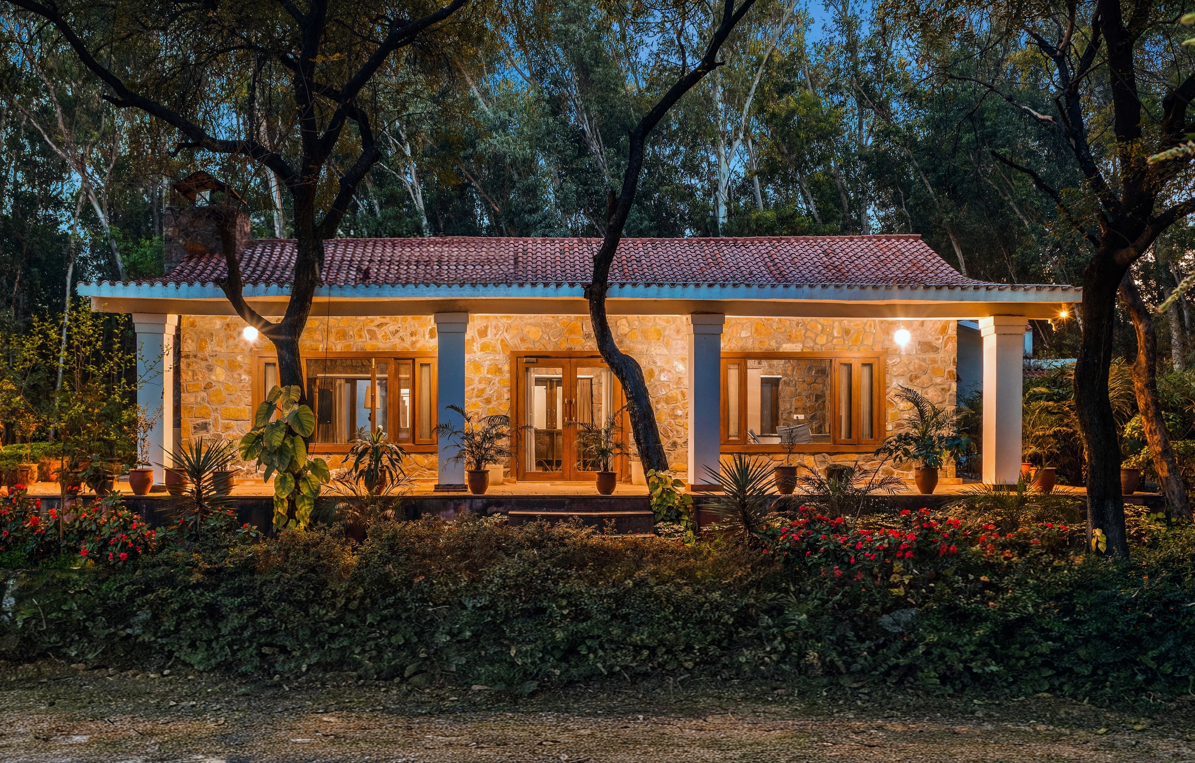 Aravalli Reserve The Lotus | Pet-friendly 3-BHK Villa with Private Pool, Lotus Pond, Gazebo & Jacuzzi