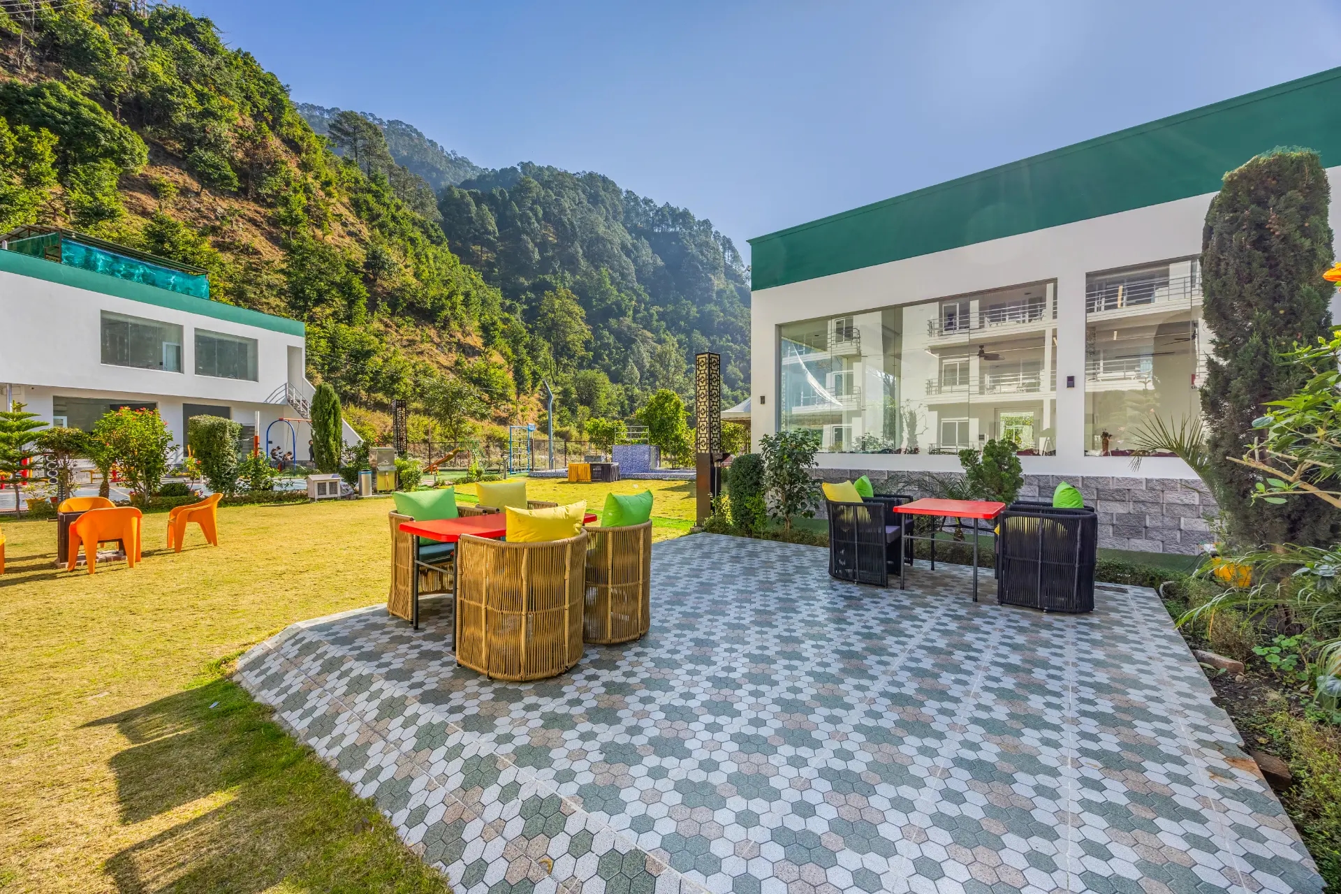 Kingdom Heartz | Charming Pet-friendly 1-BHK Apartment With Balcony, Common Pool, Common Garden & Restaurant   — photo 1