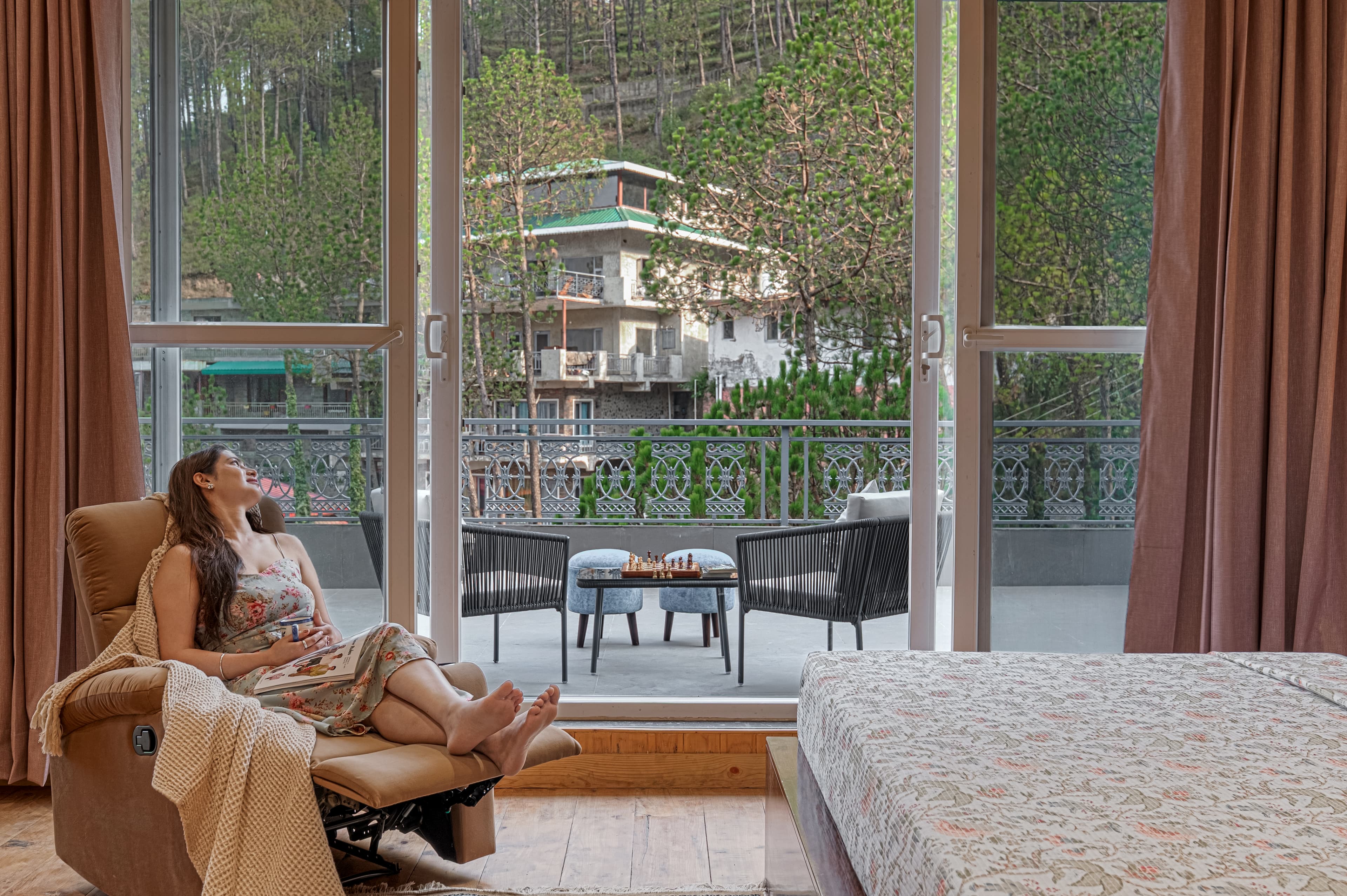 Bask and Blessings Mist | Pet-Friendly Suite With Private Scenic Balcony, Shared Jacuzzi, Spa, Garden & Gazebo - Image 11