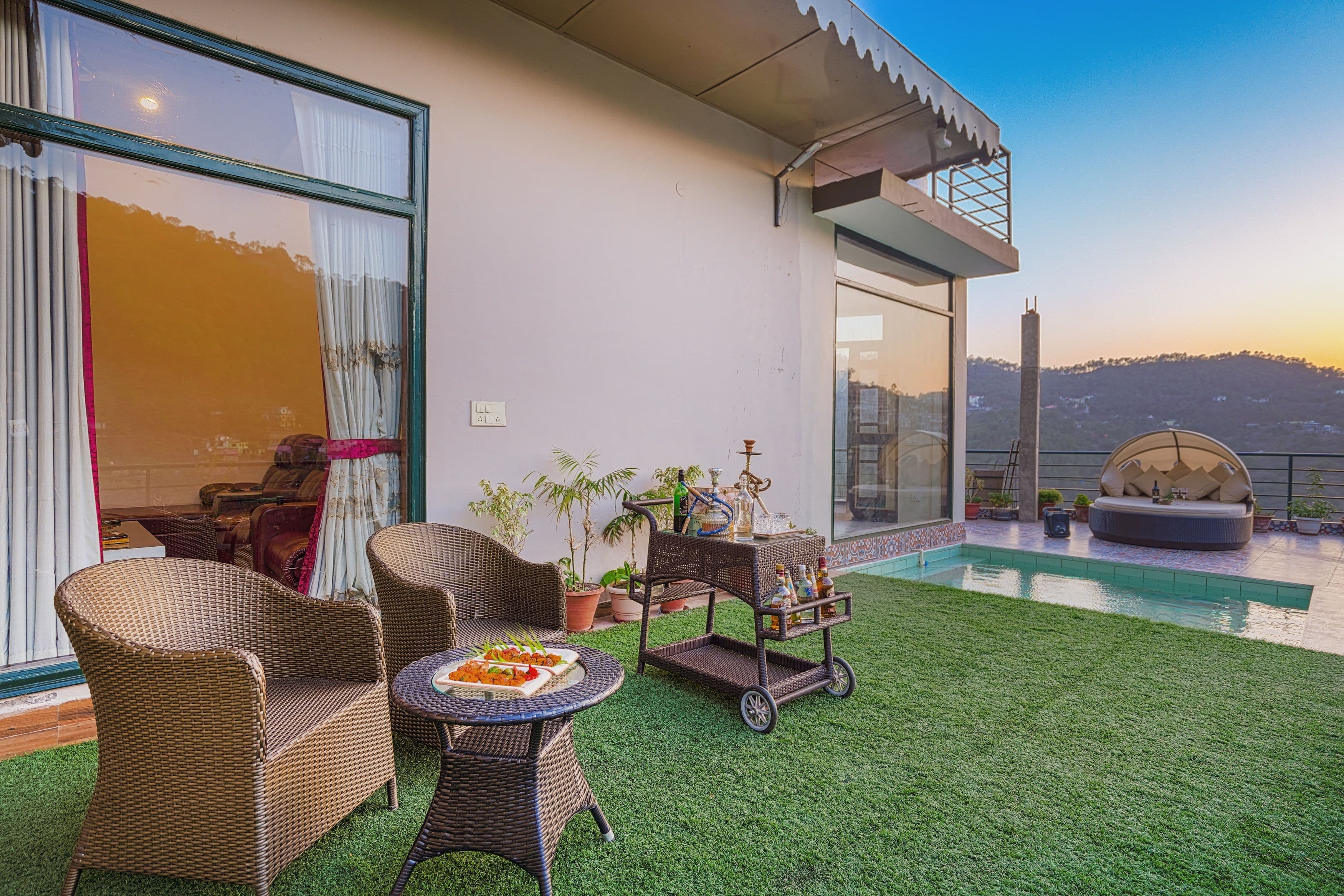 Dilli House | 3-BHK Rooftop Villa with Private Plunge Pool, Jacuzzi, and Gym - Image 48