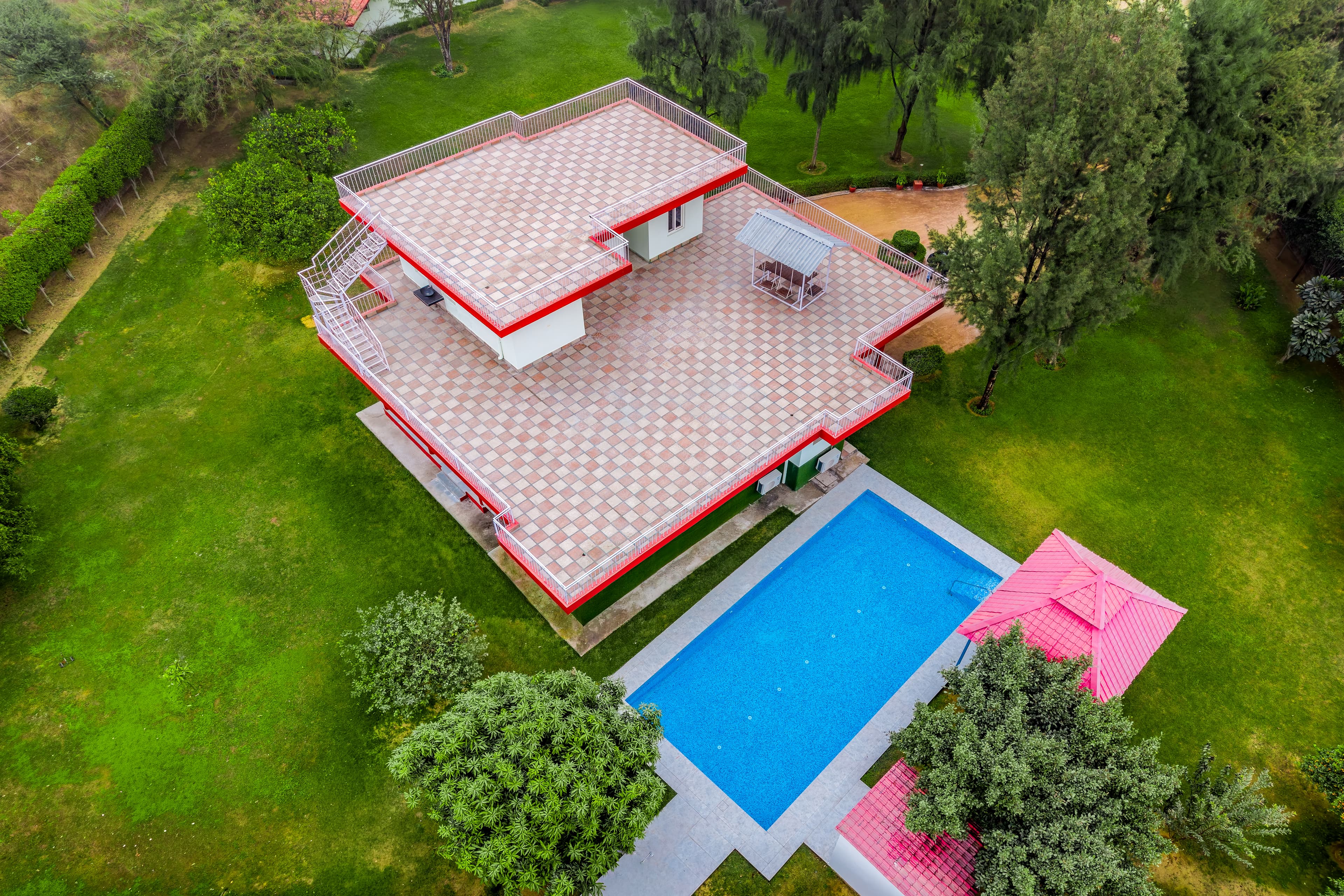 Luxe FarmAcre | Pet-friendly 4-BHK Villa With Private Pool, Garden & Terrace - Image 7