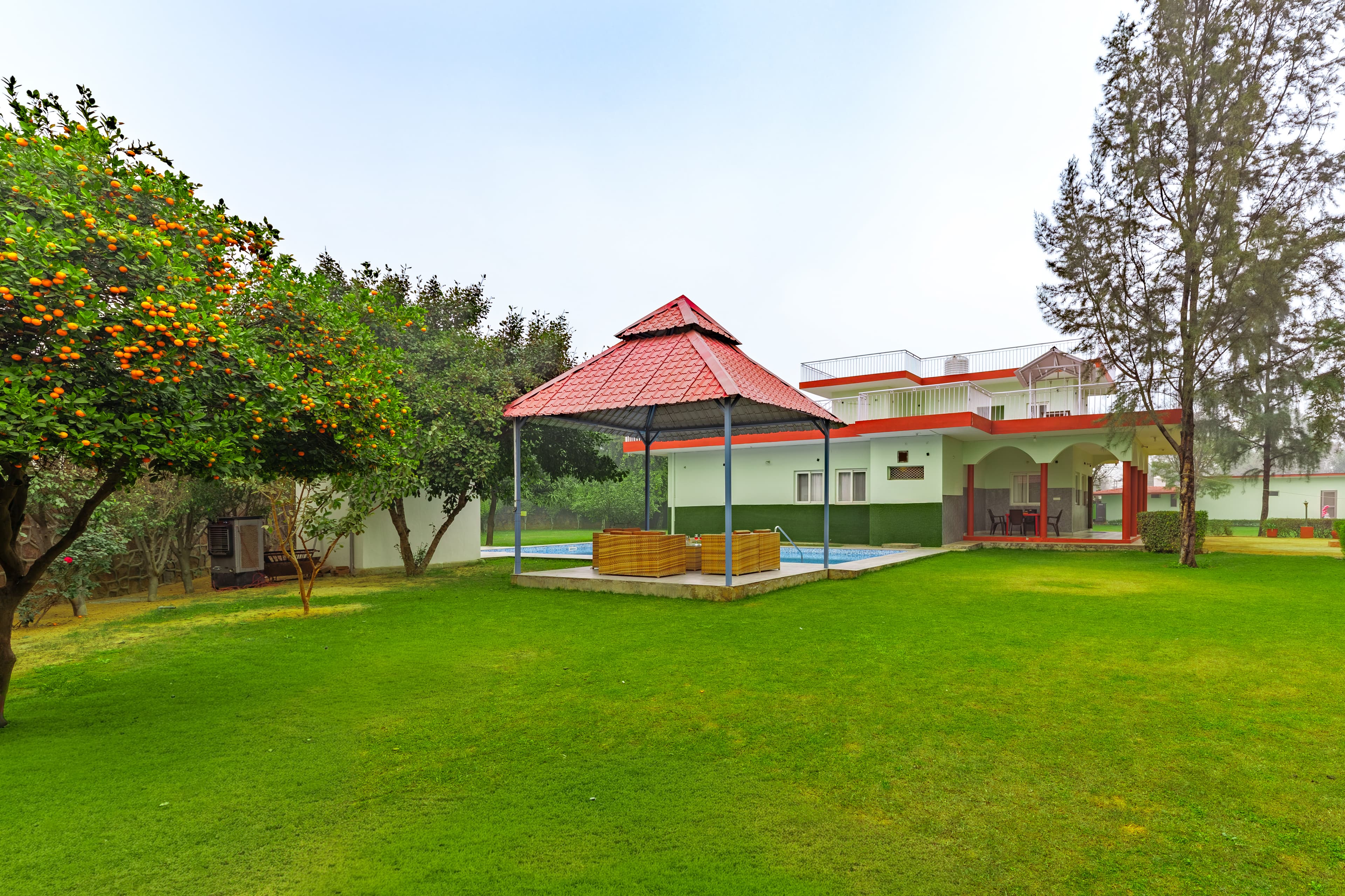 Luxe FarmAcre | Pet-friendly 4-BHK Villa With Private Pool, Garden & Terrace - Image 27