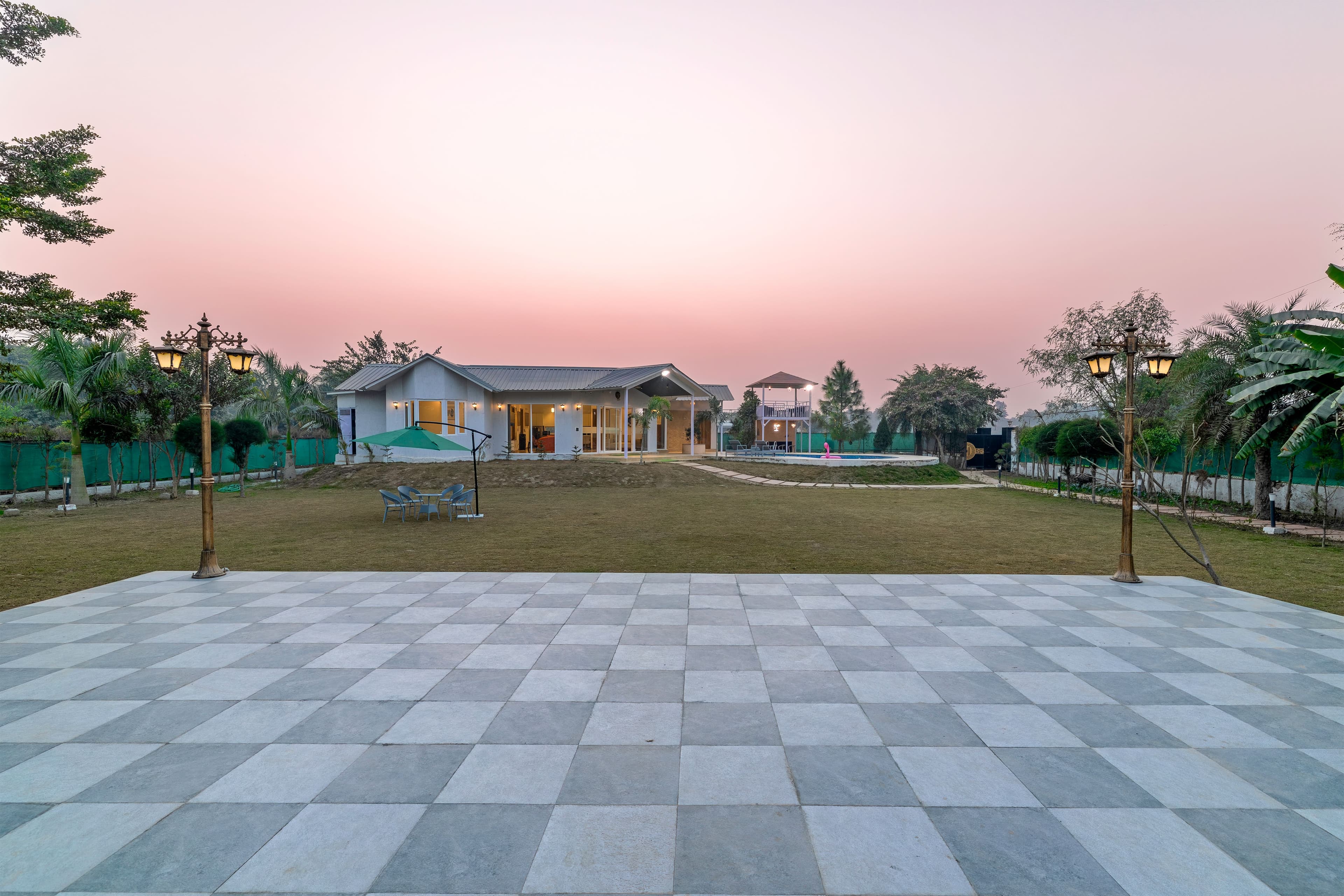 Vedaaz Farms | Pet-friendly 4-BHK Farmhouse With Private Outdoor Pool and Garden area - Image 6