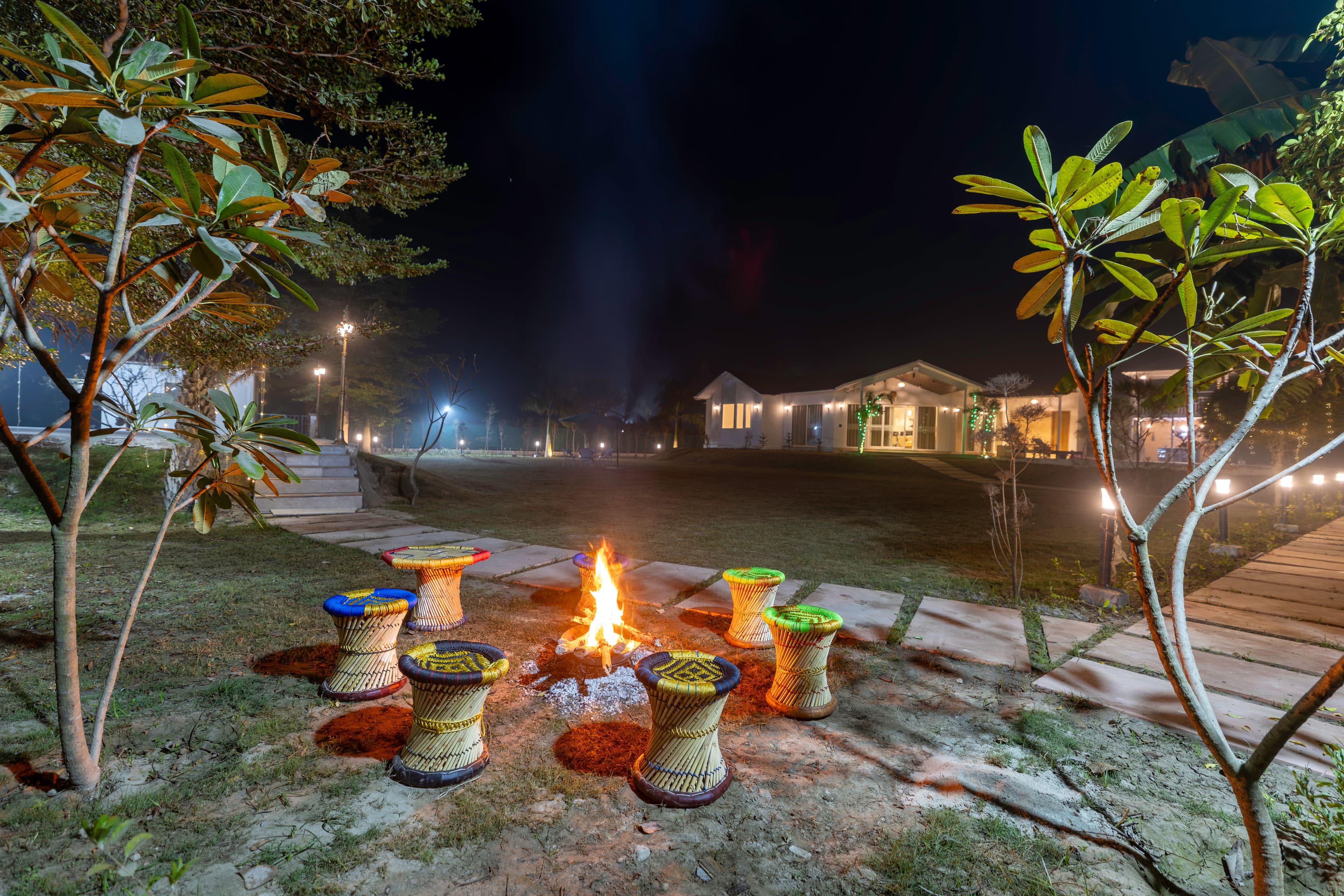 Vedaaz Farms | Pet-friendly 4-BHK Farmhouse With Private Outdoor Pool and Garden area - Image 7