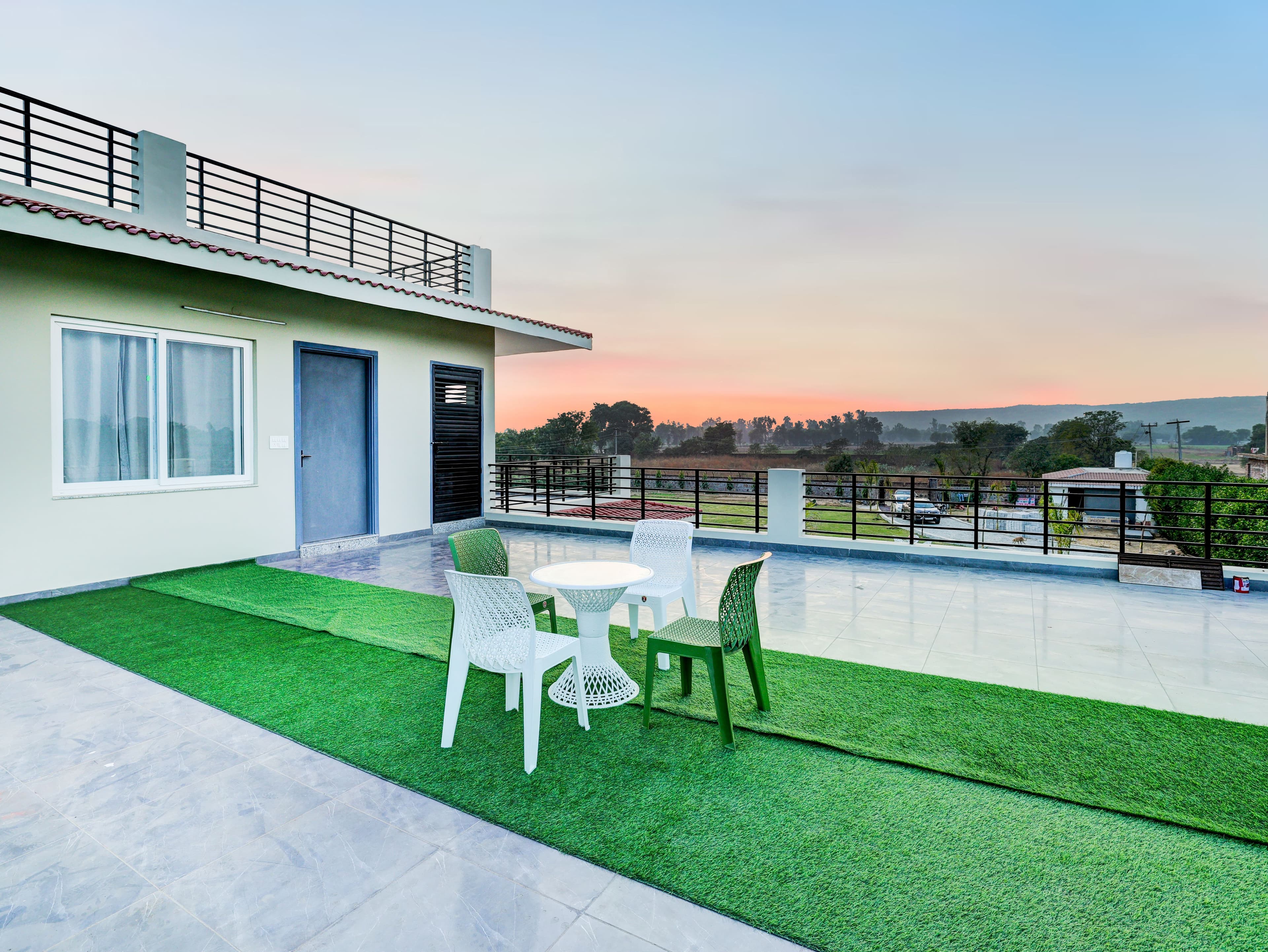 Lustra | 3-BHK Farmhouse With Private Pool, Lawn, Terrace & Bonfire | Near Mini Ladakh - Image 6
