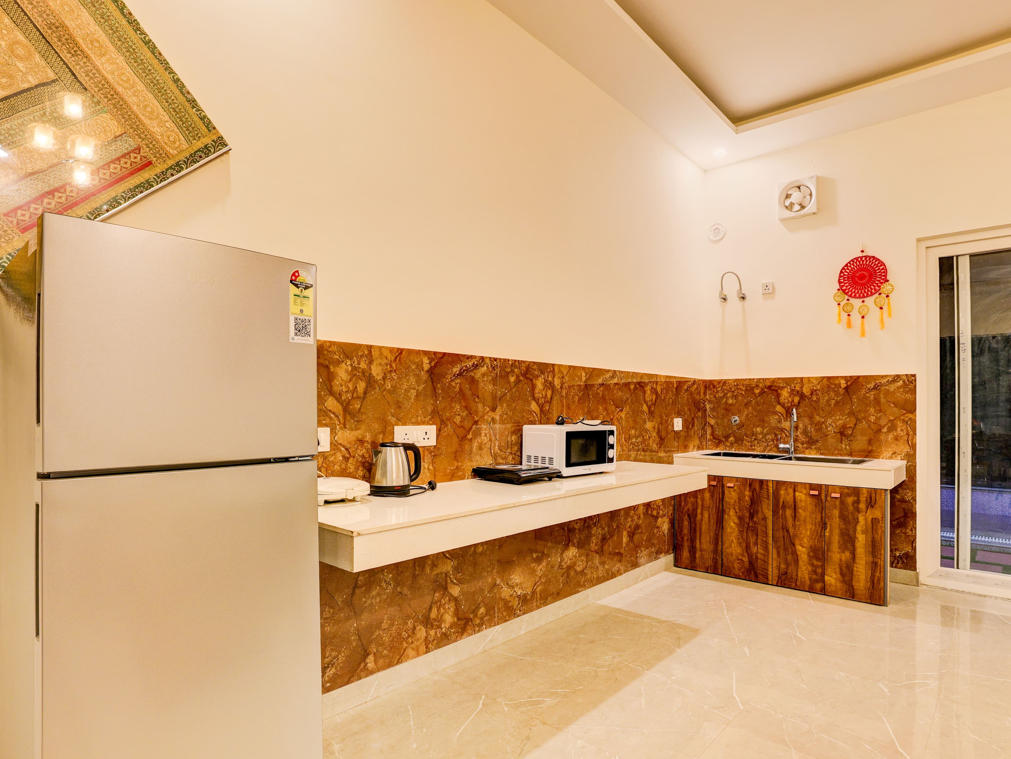Lustra | 3-BHK Farmhouse With Private Pool, Lawn, Terrace & Bonfire | Near Mini Ladakh - Image 32