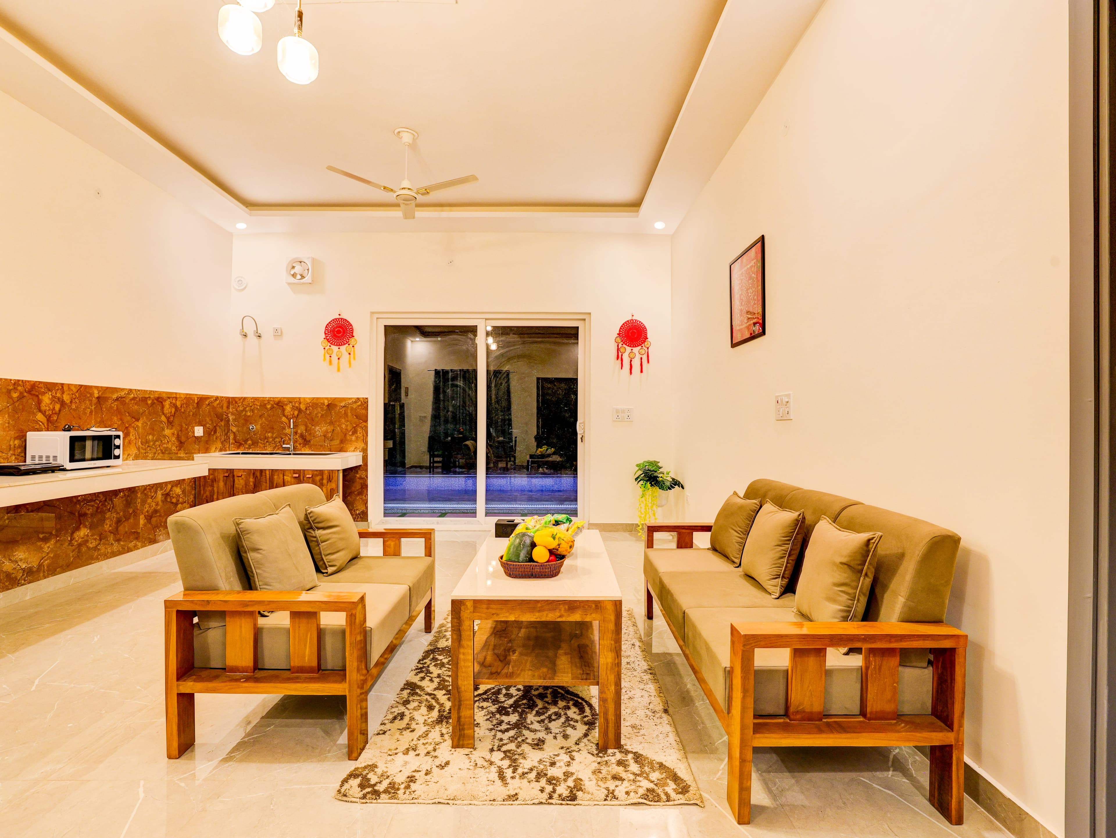 Lustra | 3-BHK Farmhouse With Private Pool, Lawn, Terrace & Bonfire | Near Mini Ladakh - Image 27