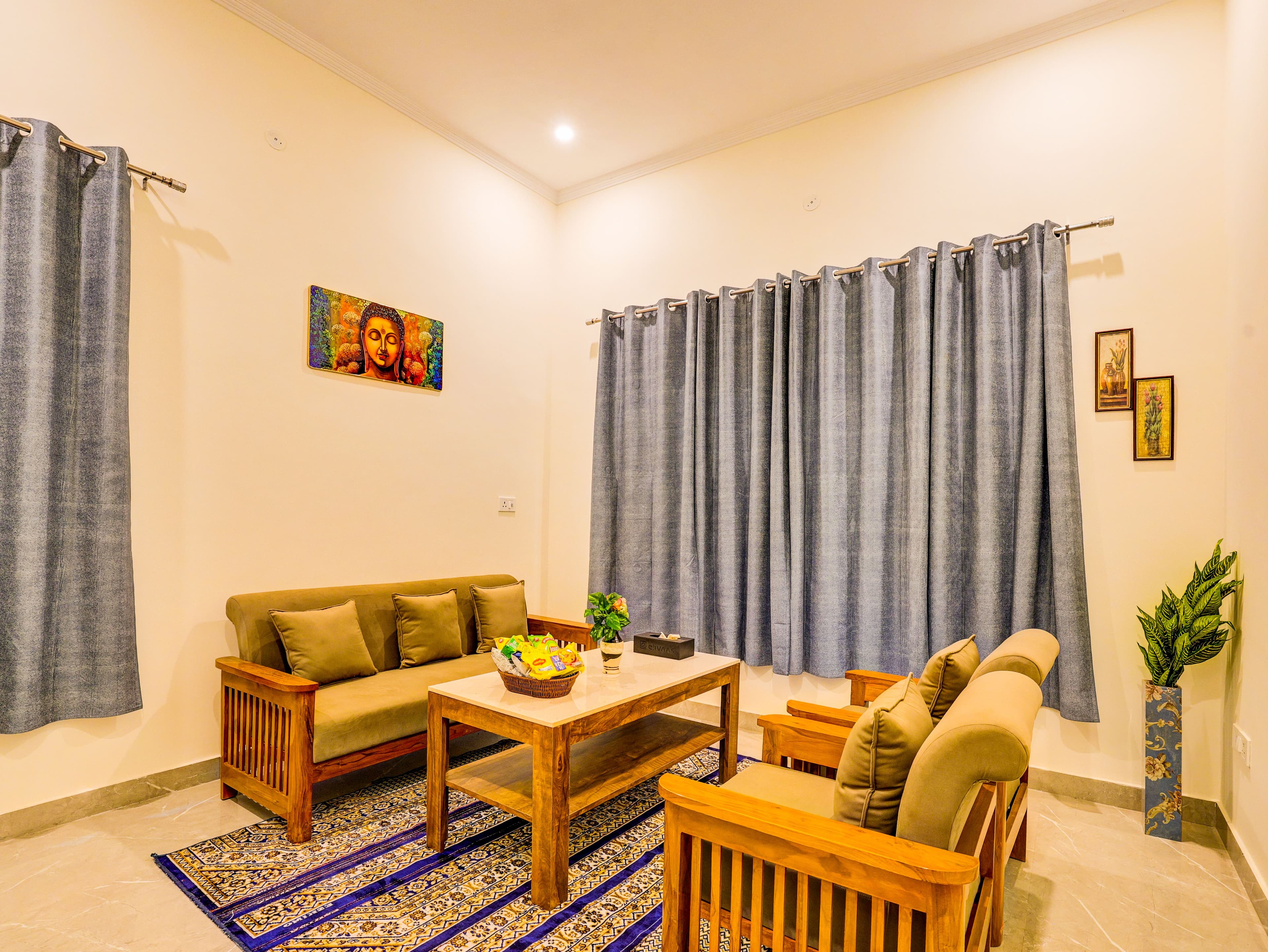 Lustra | 3-BHK Farmhouse With Private Pool, Lawn, Terrace & Bonfire | Near Mini Ladakh - Image 11