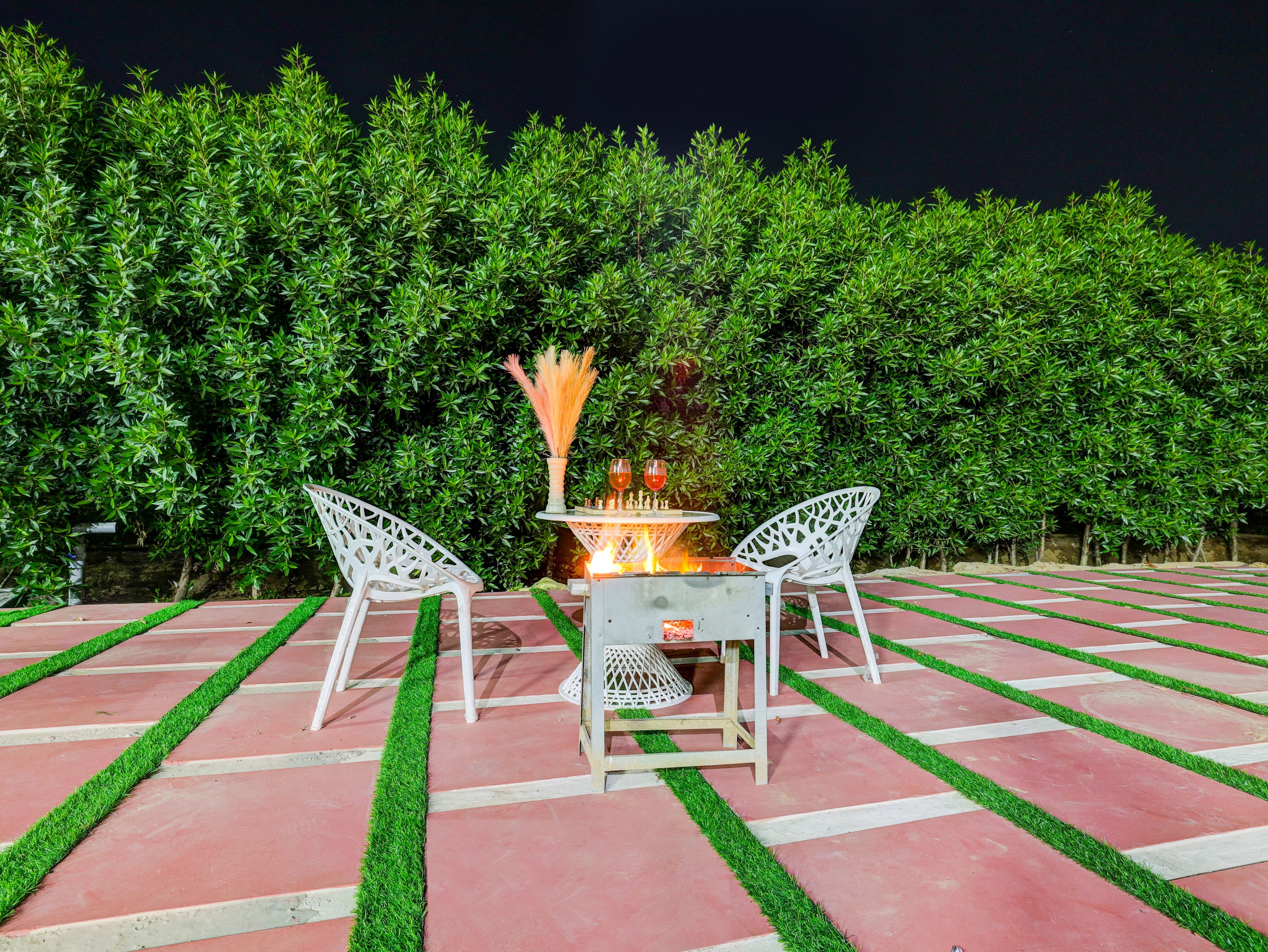 Lustra | 3-BHK Farmhouse With Private Pool, Lawn, Terrace & Bonfire | Near Mini Ladakh - Image 4
