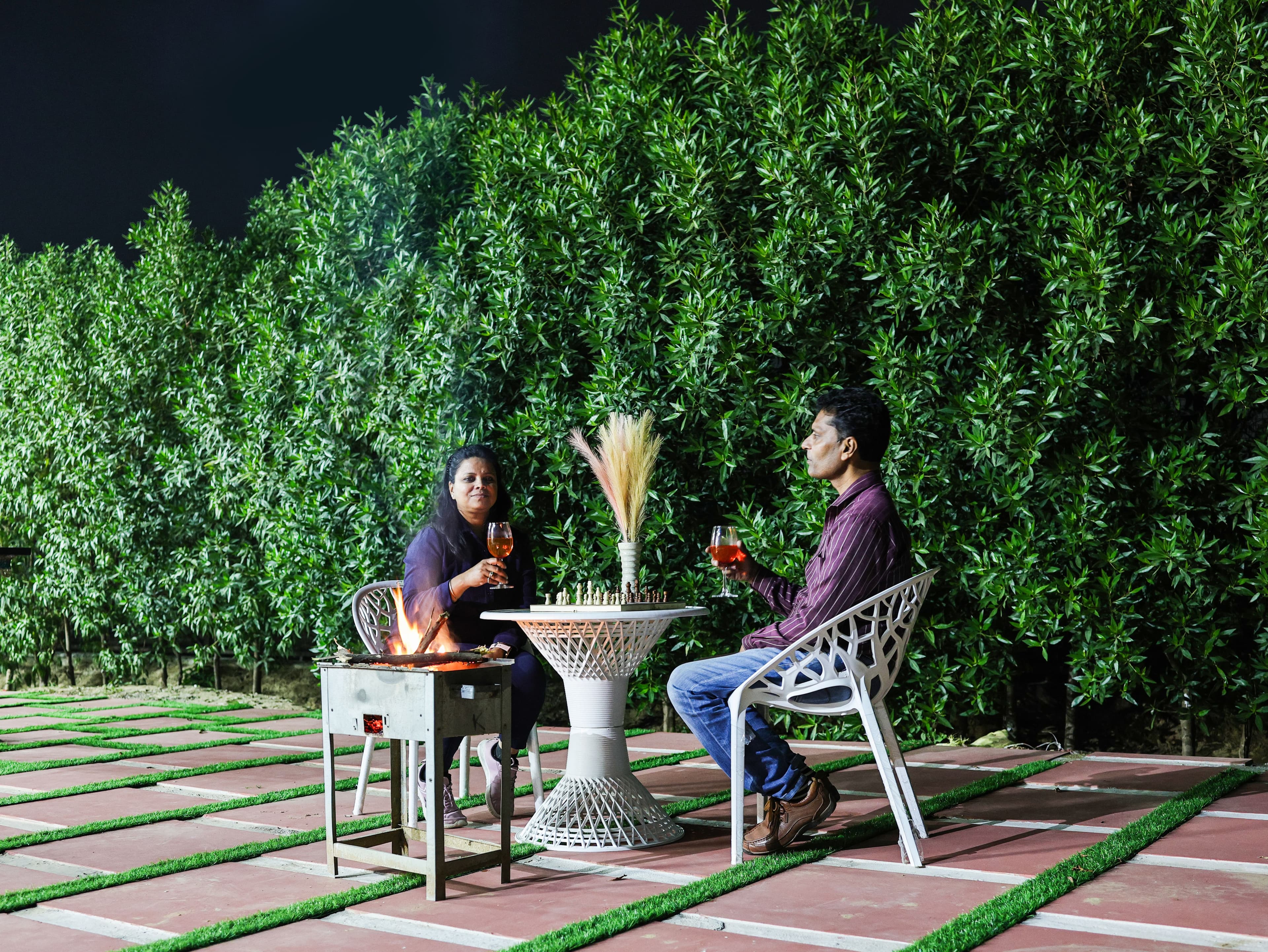 Lustra | 3-BHK Farmhouse With Private Pool, Lawn, Terrace & Bonfire | Near Mini Ladakh - Image 10