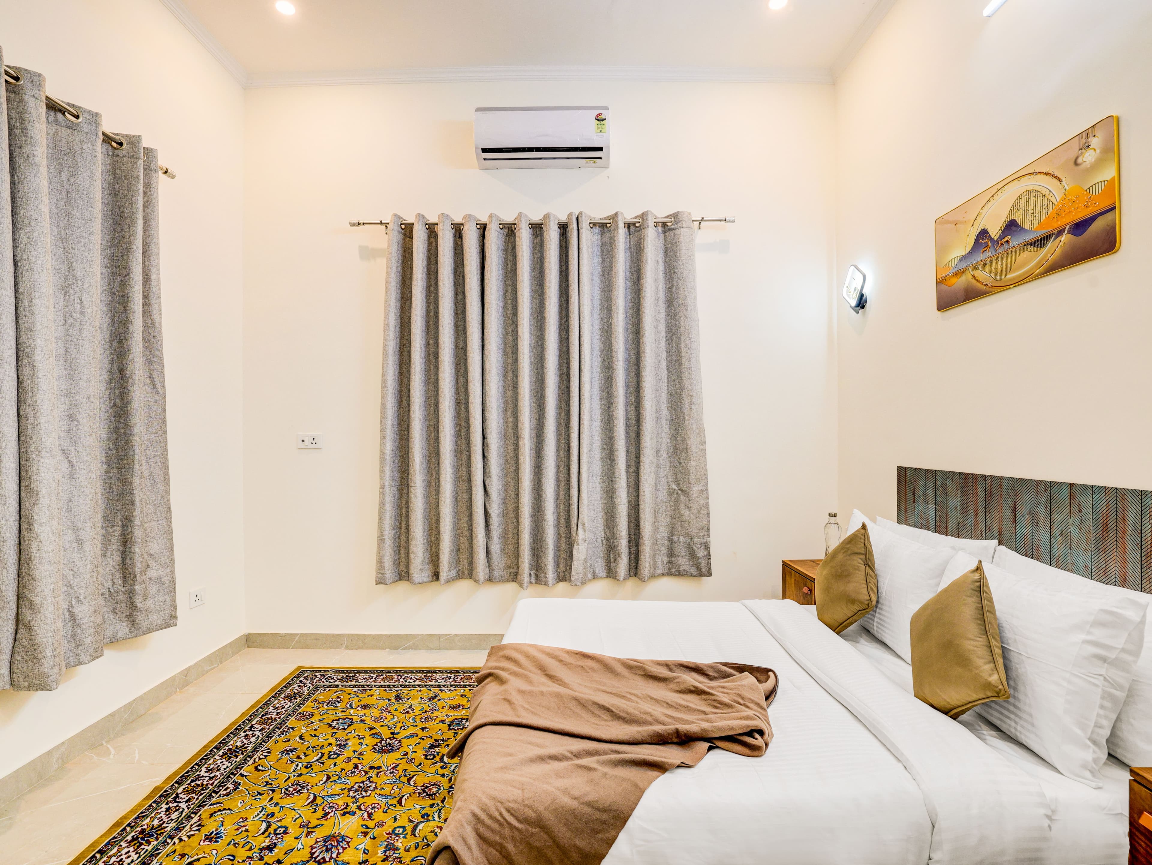 Lustra | 3-BHK Farmhouse With Private Pool, Lawn, Terrace & Bonfire | Near Mini Ladakh - Image 36