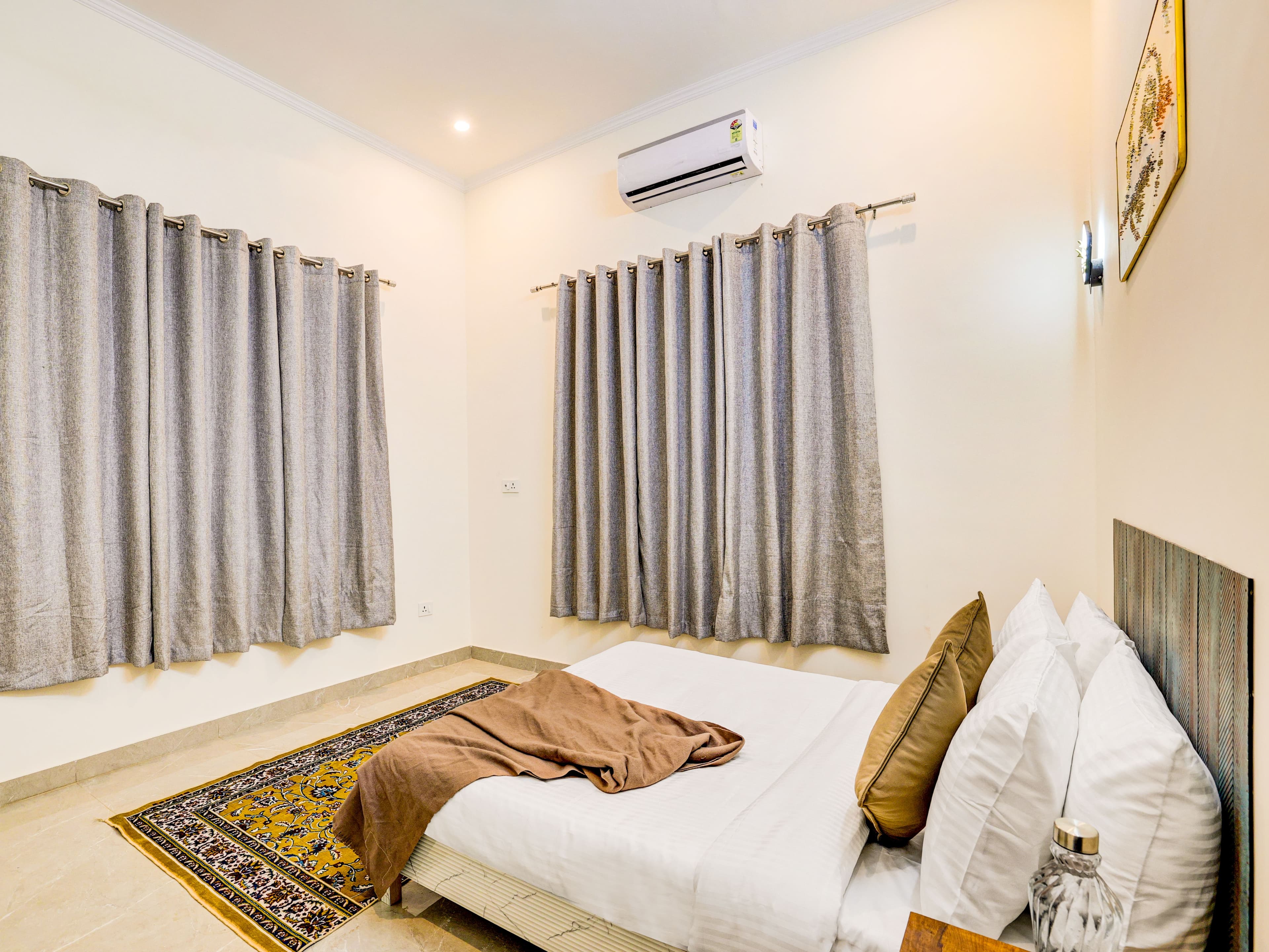 Lustra | 3-BHK Farmhouse With Private Pool, Lawn, Terrace & Bonfire | Near Mini Ladakh - Image 35
