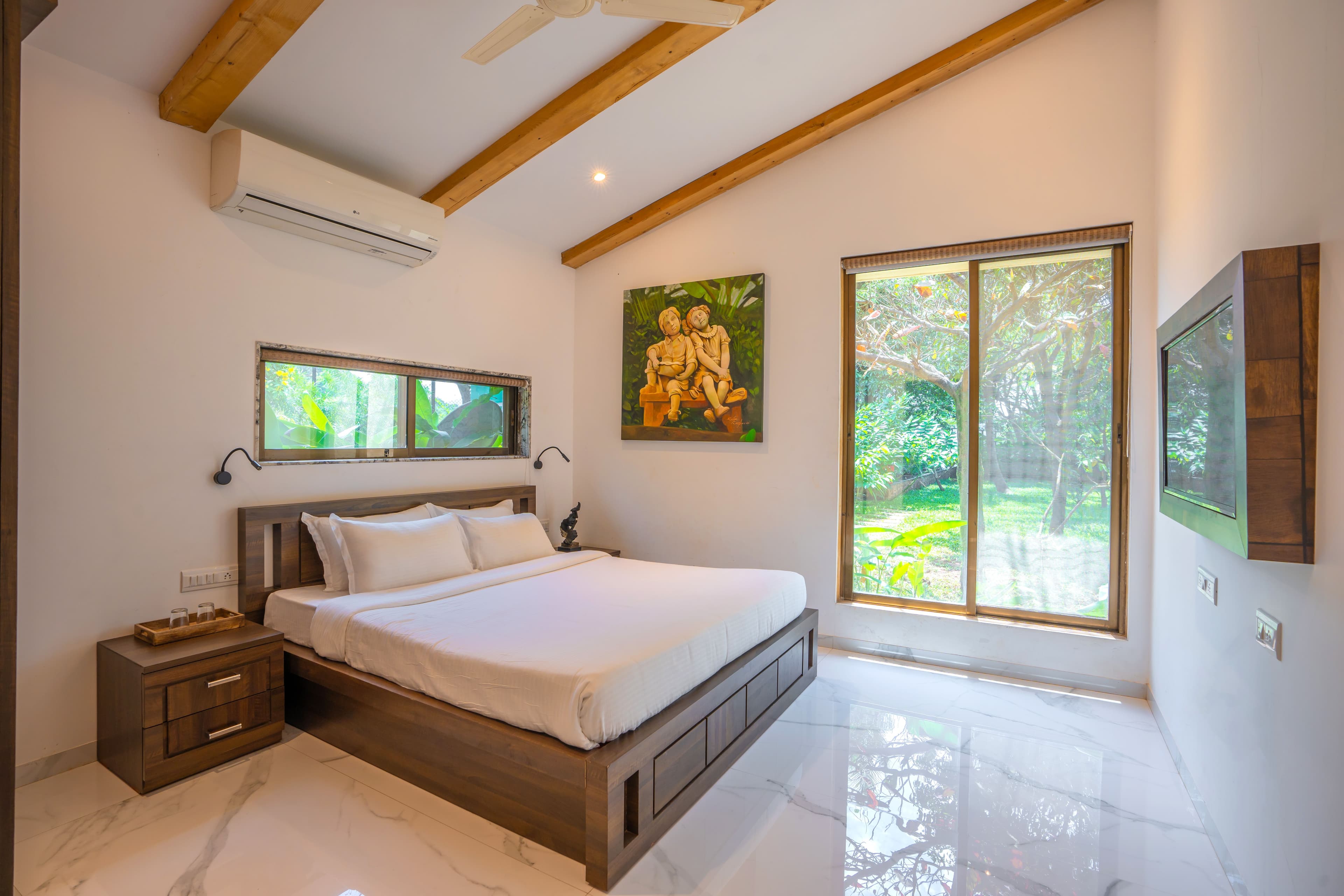 Energise Soul Retreat Vishuddha Villa | Pet-friendly 3-BHK With Garden,  Bonfire Pit & Shared Pool, Spiritual Sanctuary and Restro - Image 11