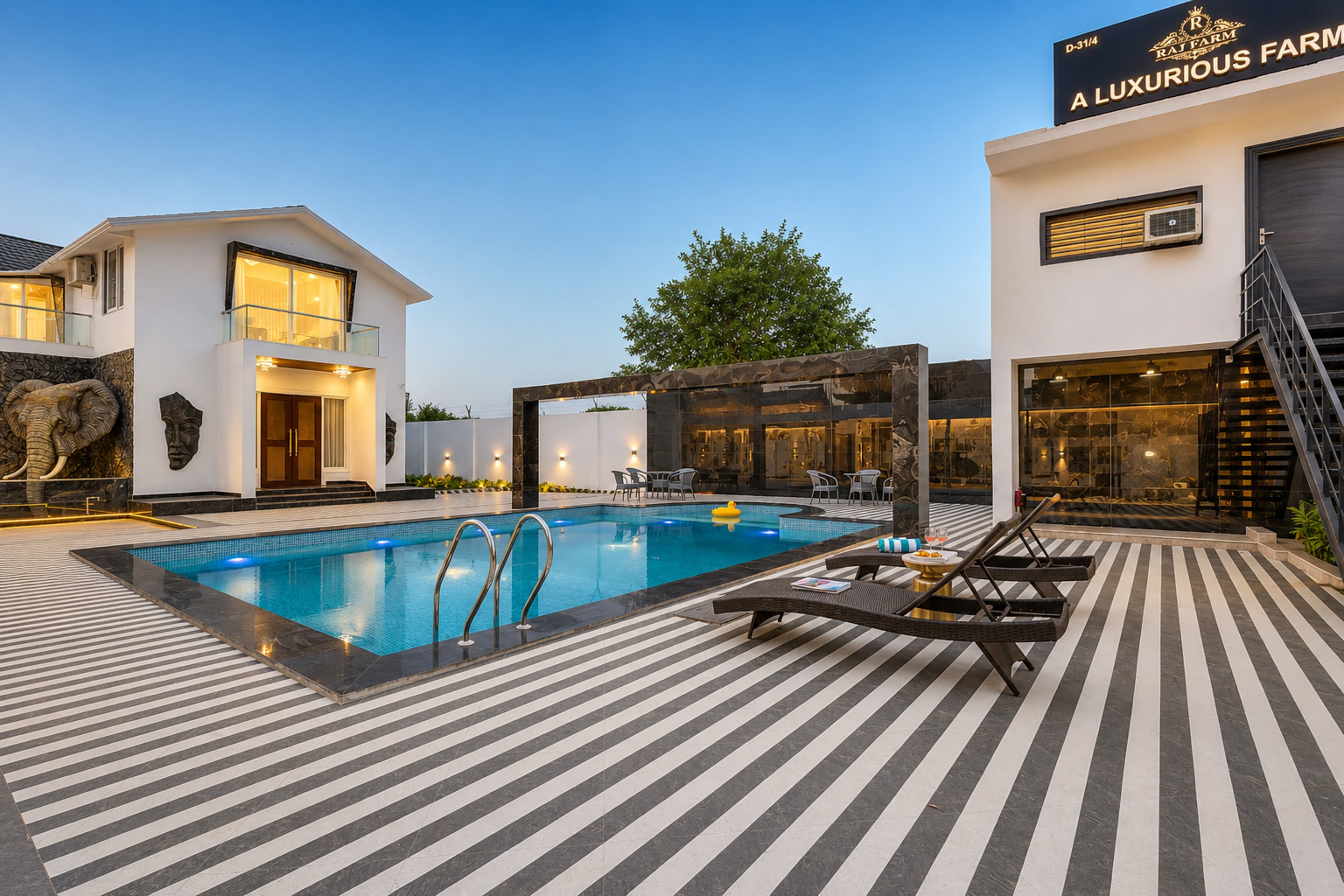 Raj Farm | 3-BHK Villa with Private Pool, Kid’s Room and An Outhouse - Image 6