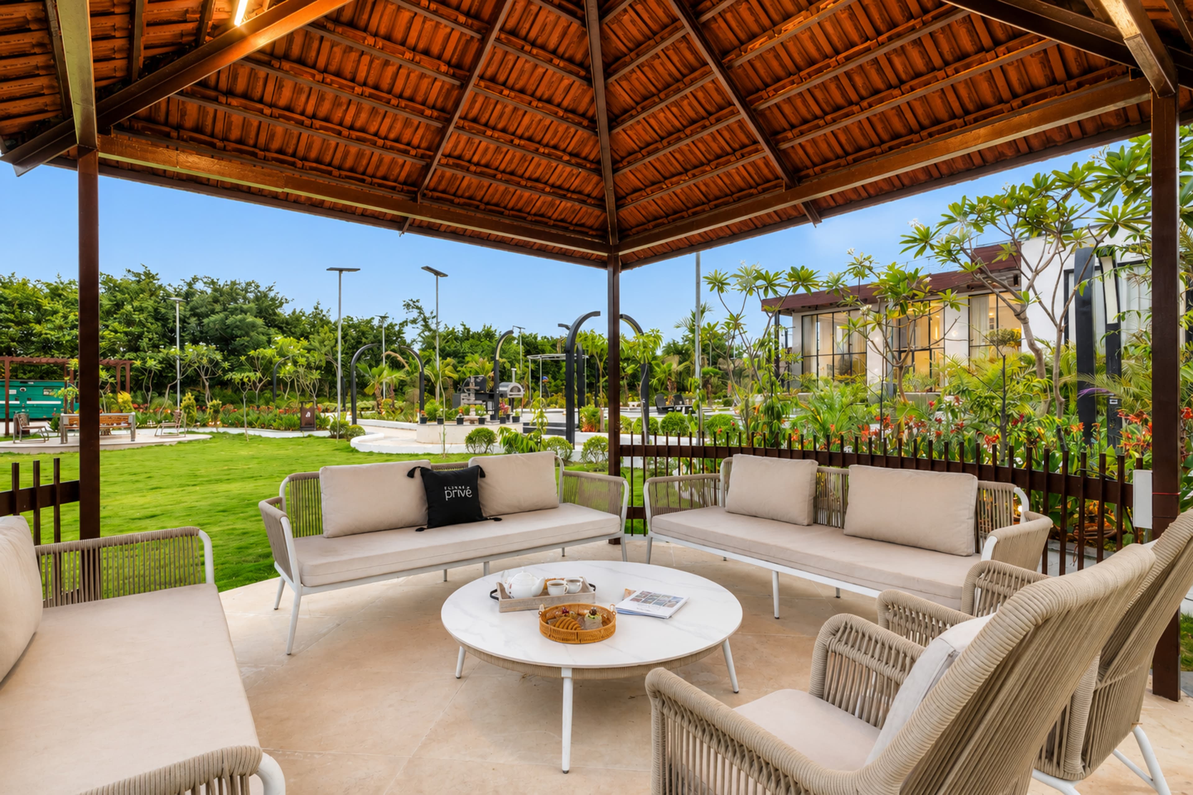 ASK Farms | Refined 4-BHK villa with Theatre Lounge, Pool & Fire BBQ Deck  - Image 7