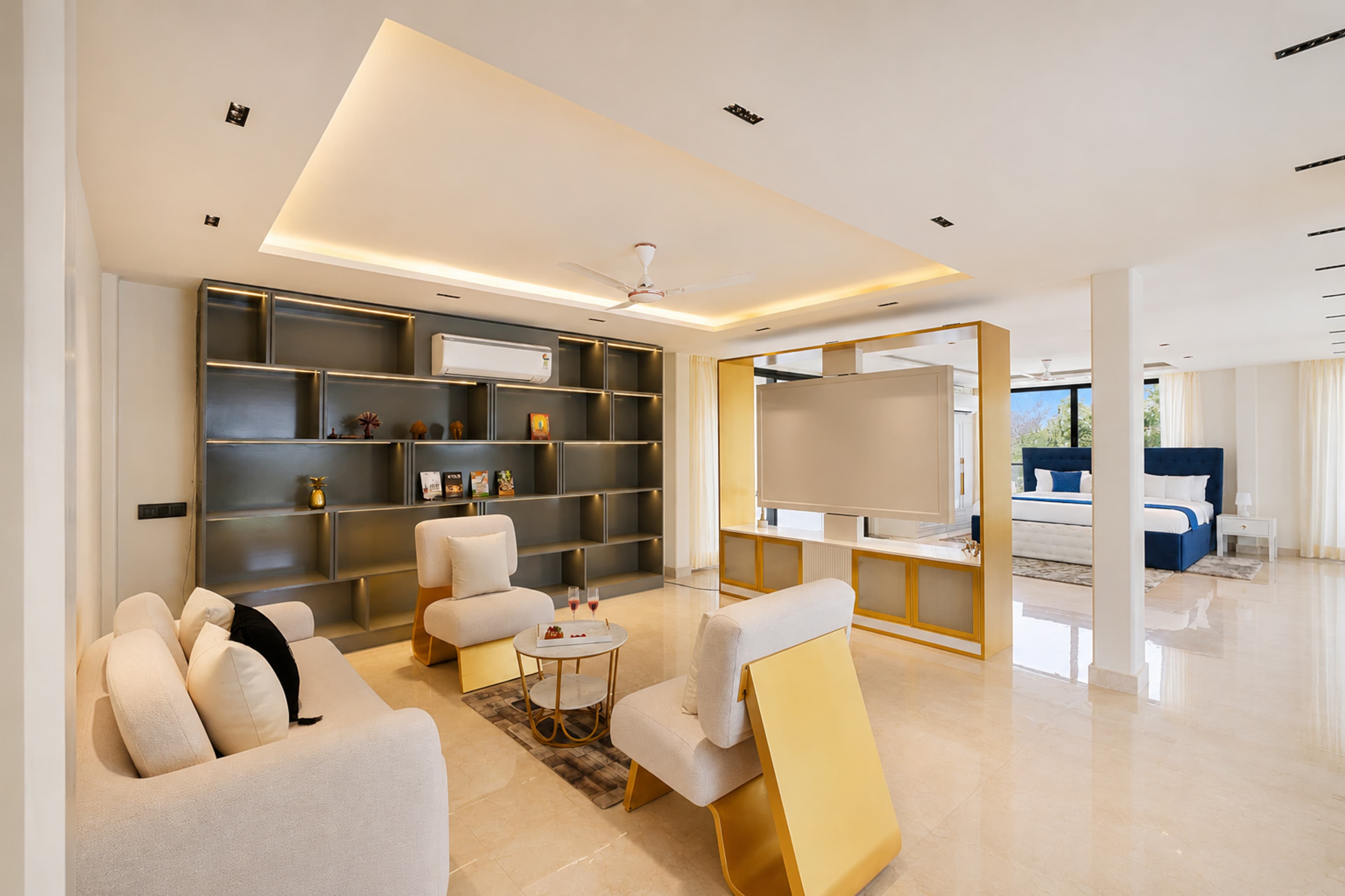 ASK Farms | Refined 4-BHK villa with Theatre Lounge, Pool & Fire BBQ Deck  - Image 27