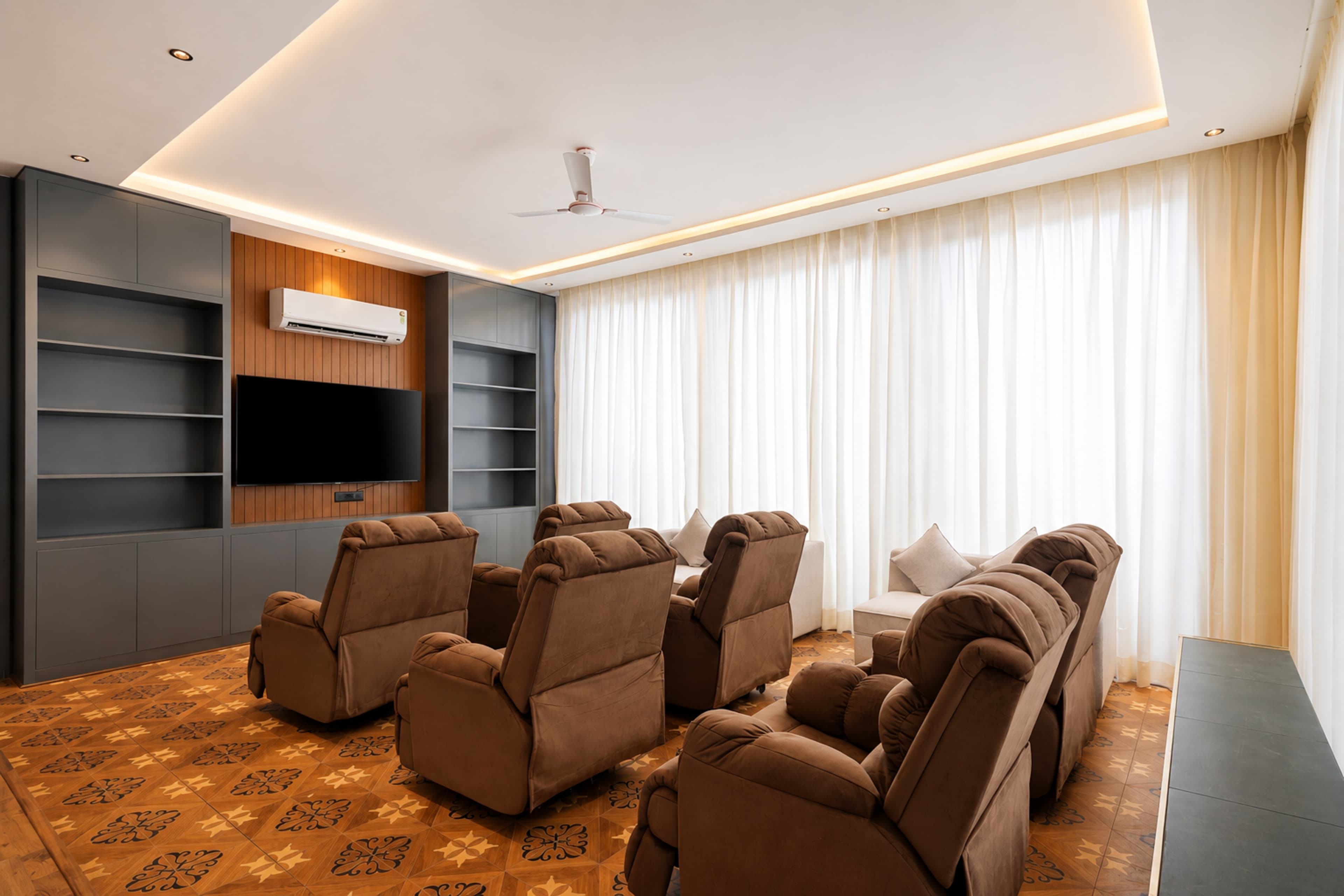 ASK Farms | Refined 4-BHK villa with Theatre Lounge, Pool & Fire BBQ Deck  - Image 35