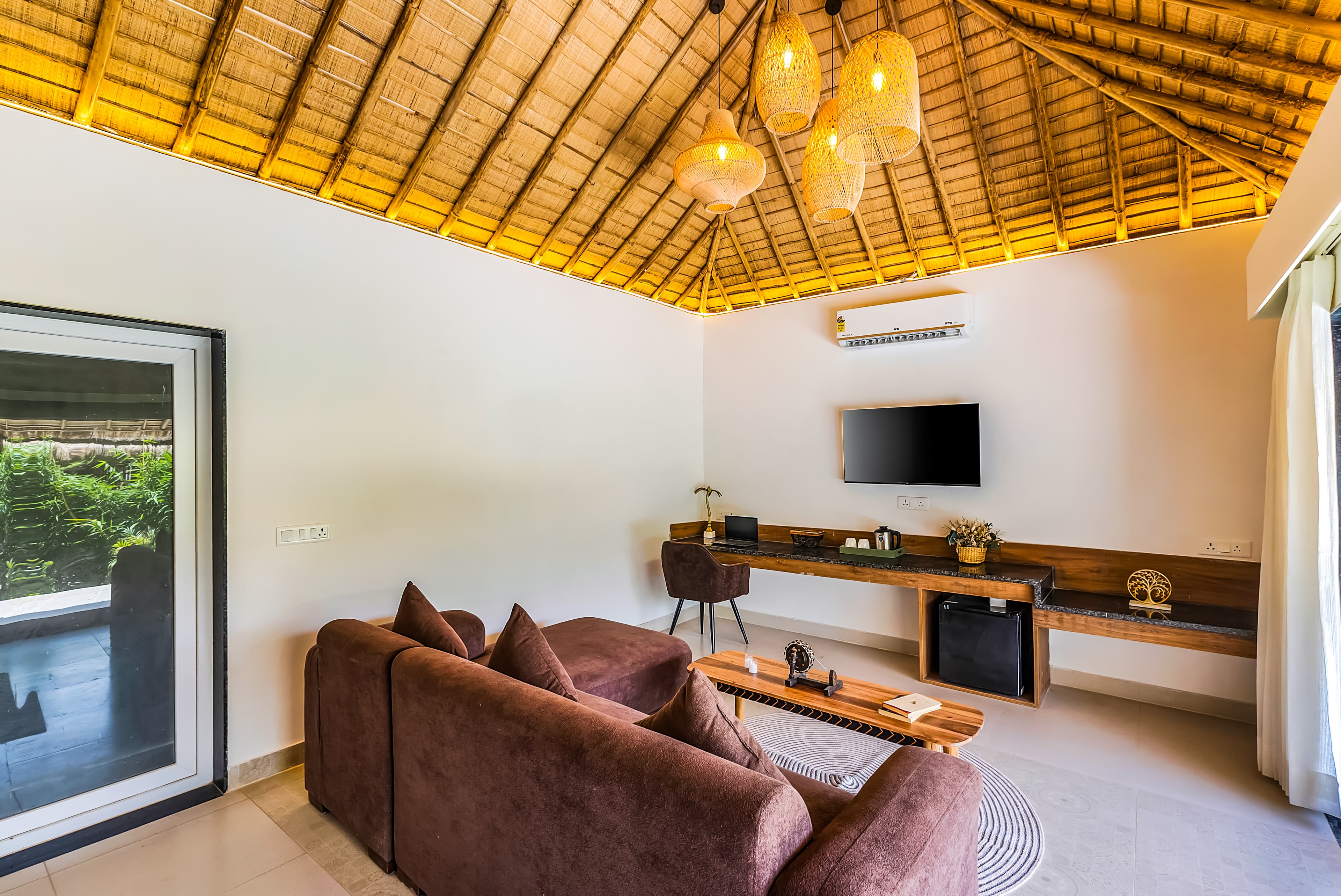 Kimaya Kove | Hut-Style Cottage with Open-Air Shower, Shared Pool, Restaurant, and Garden in Boutique Resort - Image 6