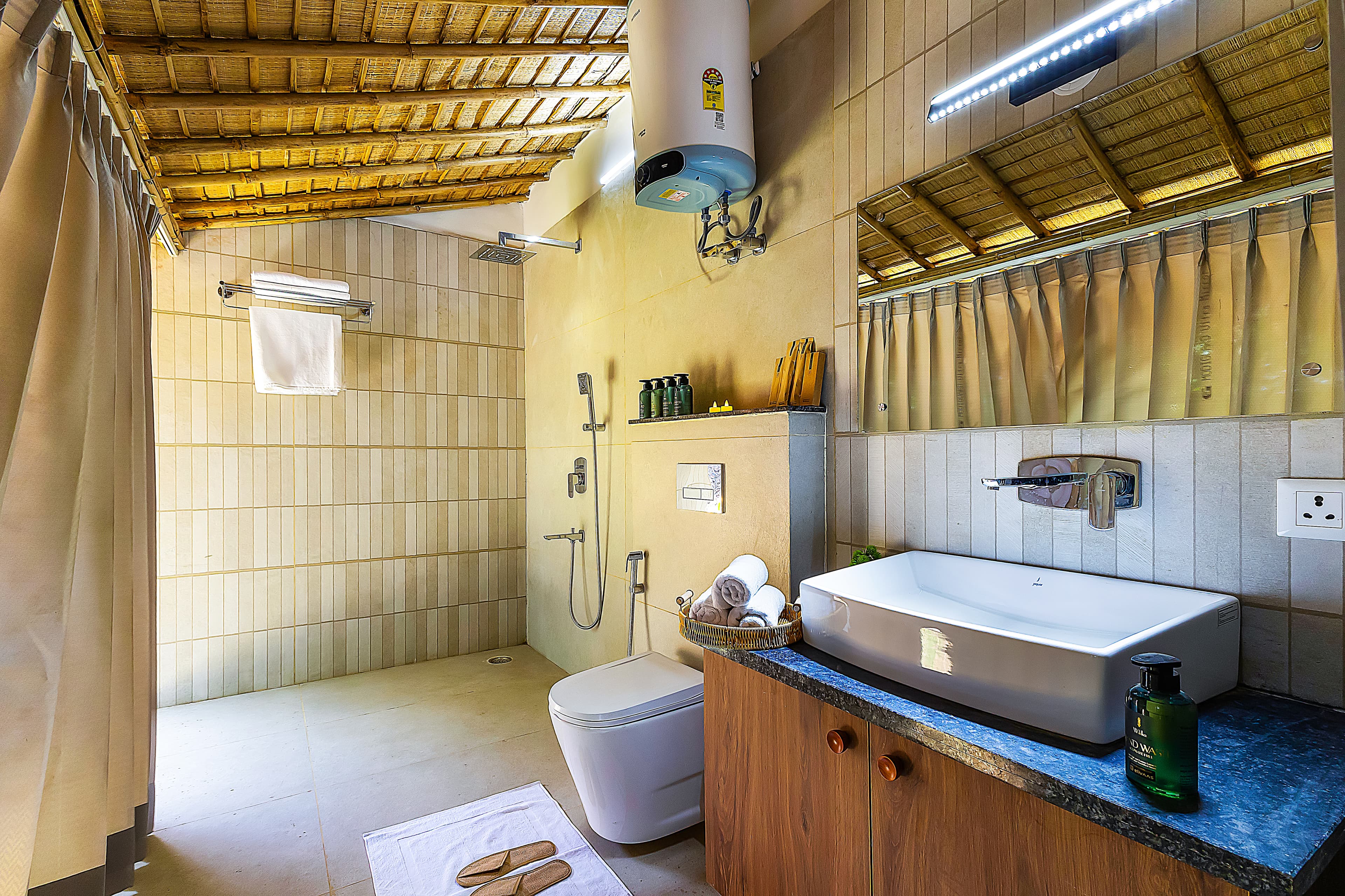 Kimaya Kove | Hut-Style Cottage with Open-Air Shower, Shared Pool, Restaurant, and Garden in Boutique Resort - Image 9