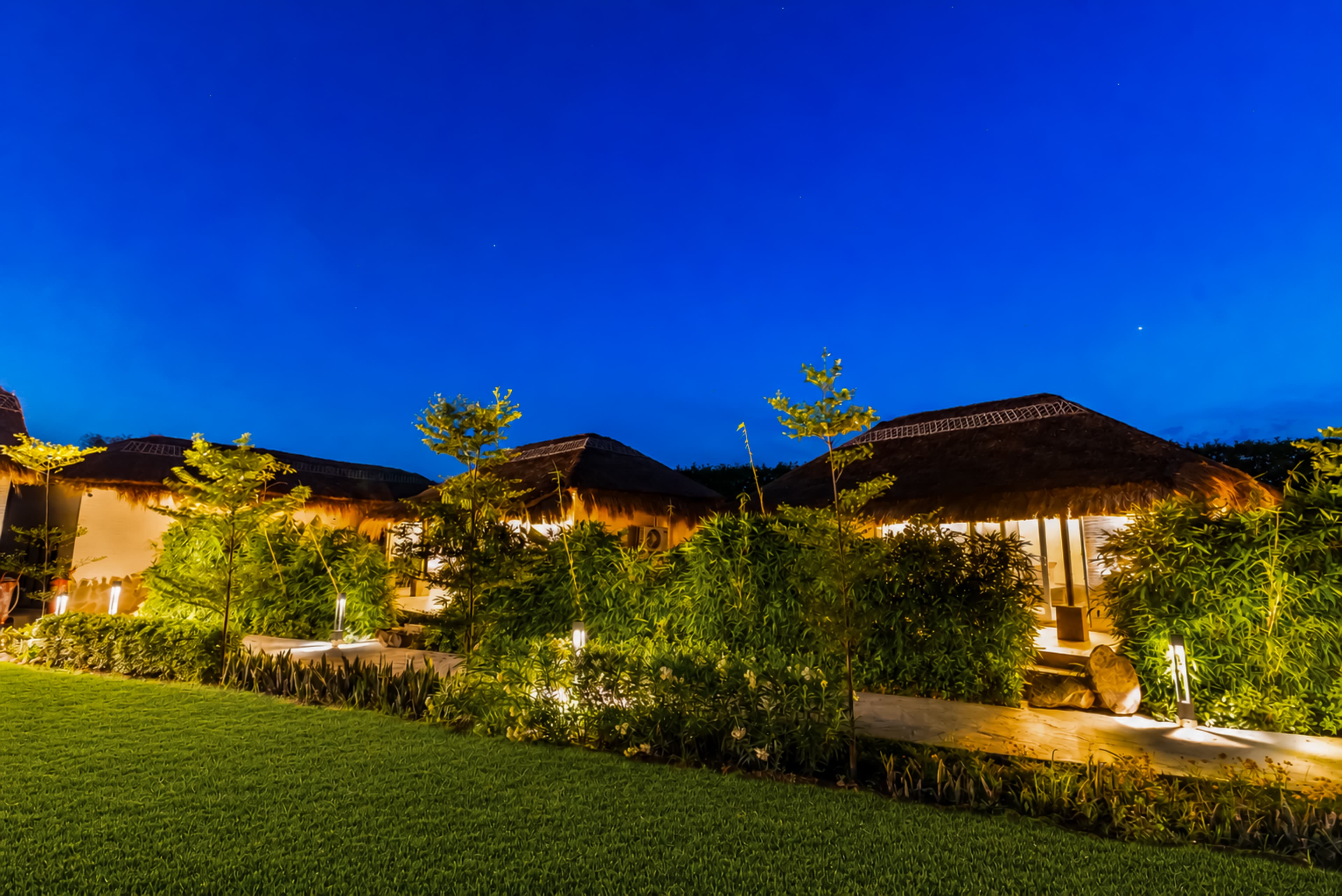 Kimaya Kove | Hut-Style Cottage with Open-Air Shower, Shared Pool, Restaurant, and Garden in Boutique Resort - Image 5