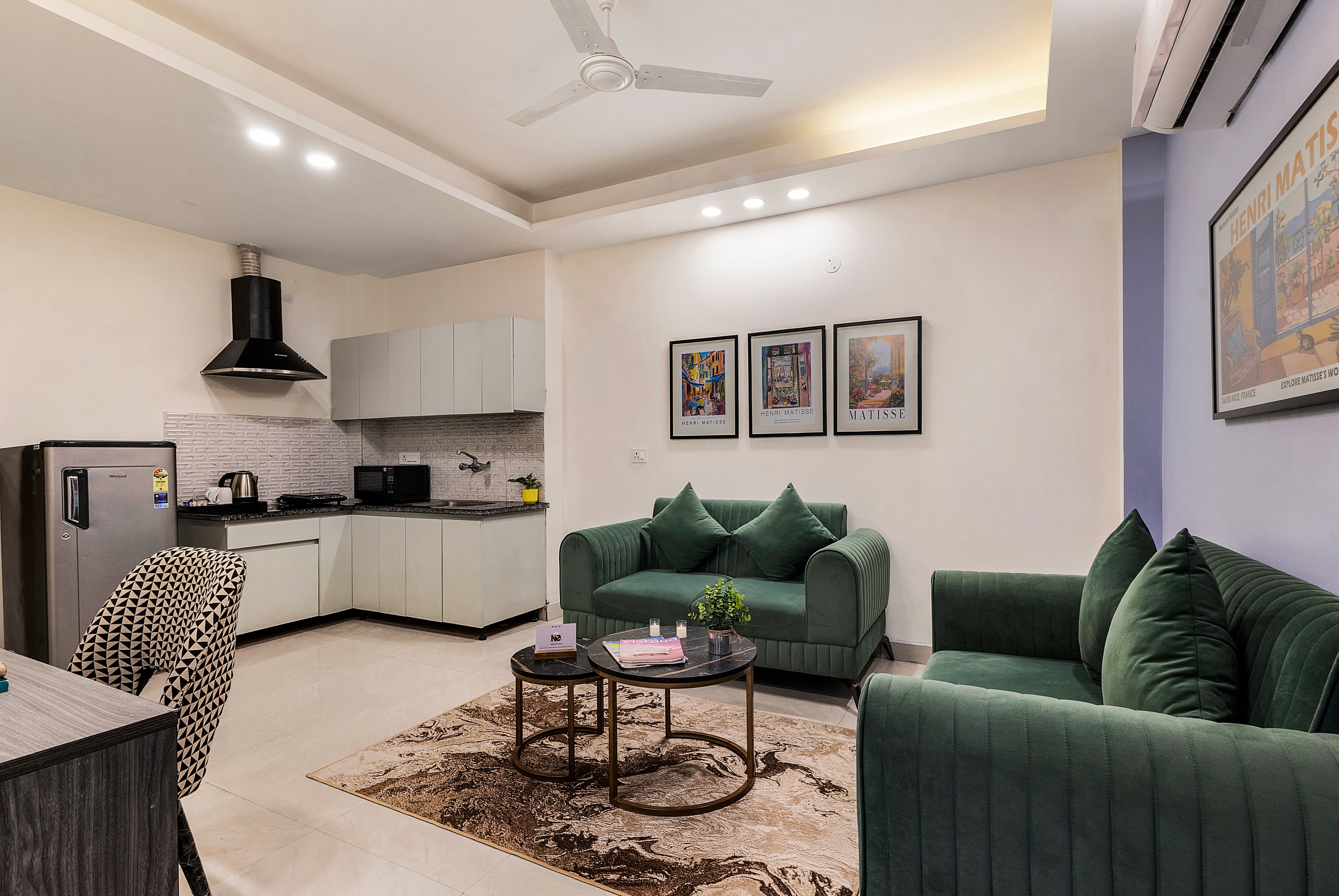 Liv Regalia Serviced Apartments | 1-BHK With Balcony with Restaurant, Lift, Gym & Conference Room | 1 km from Millennium City Centre - Image 9