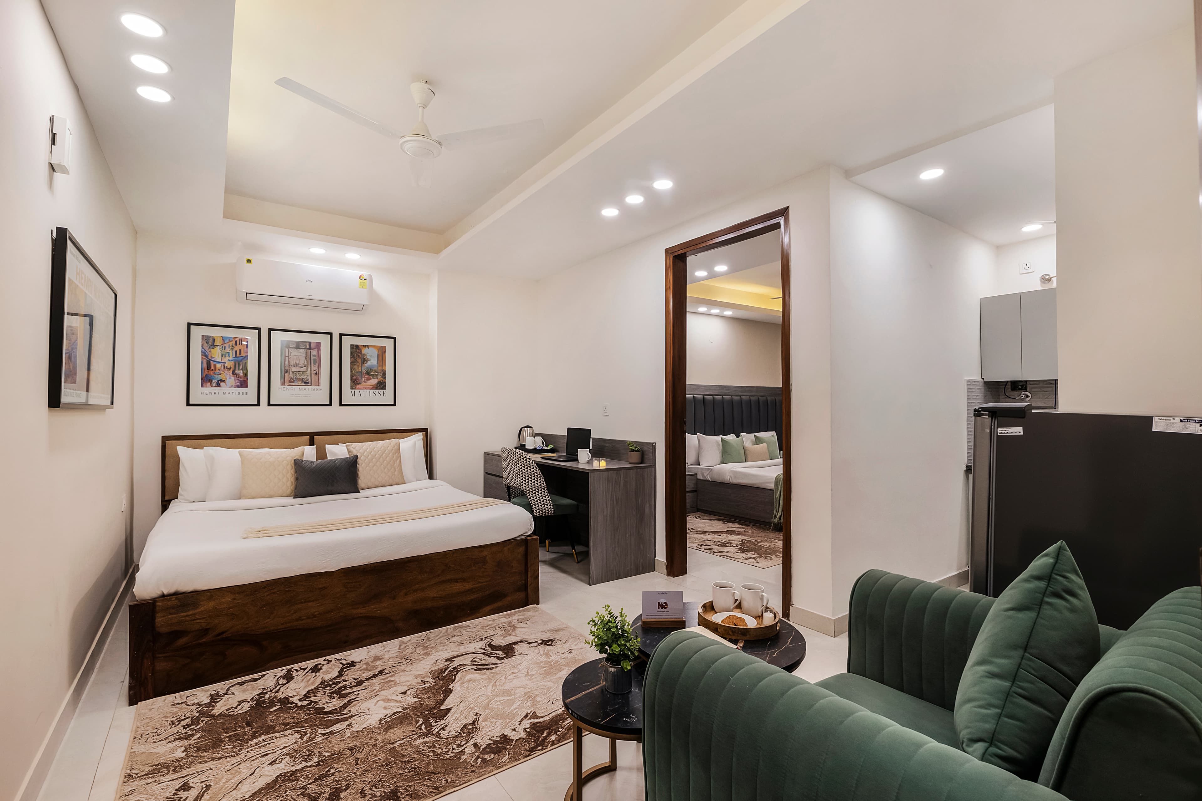 Liv Regalia Serviced Apartments | 1-BHK with a Double Bed, Restro, Gym, Lift & Conference Room | Close to Millennium City Centre (HUDA) - Image 13