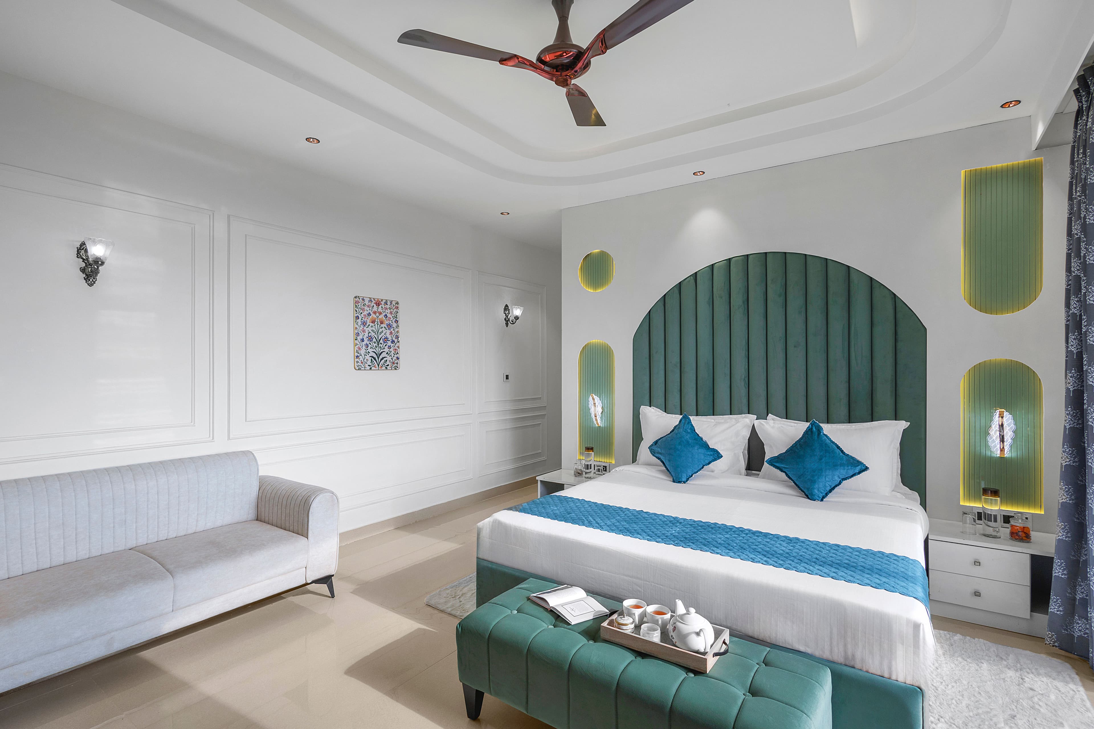 Shreya Blossom Retreat | 8-BHK Retreat With Private Pool, Gazebo, Garden, Bar & Scenic Aravali Views - Image 52