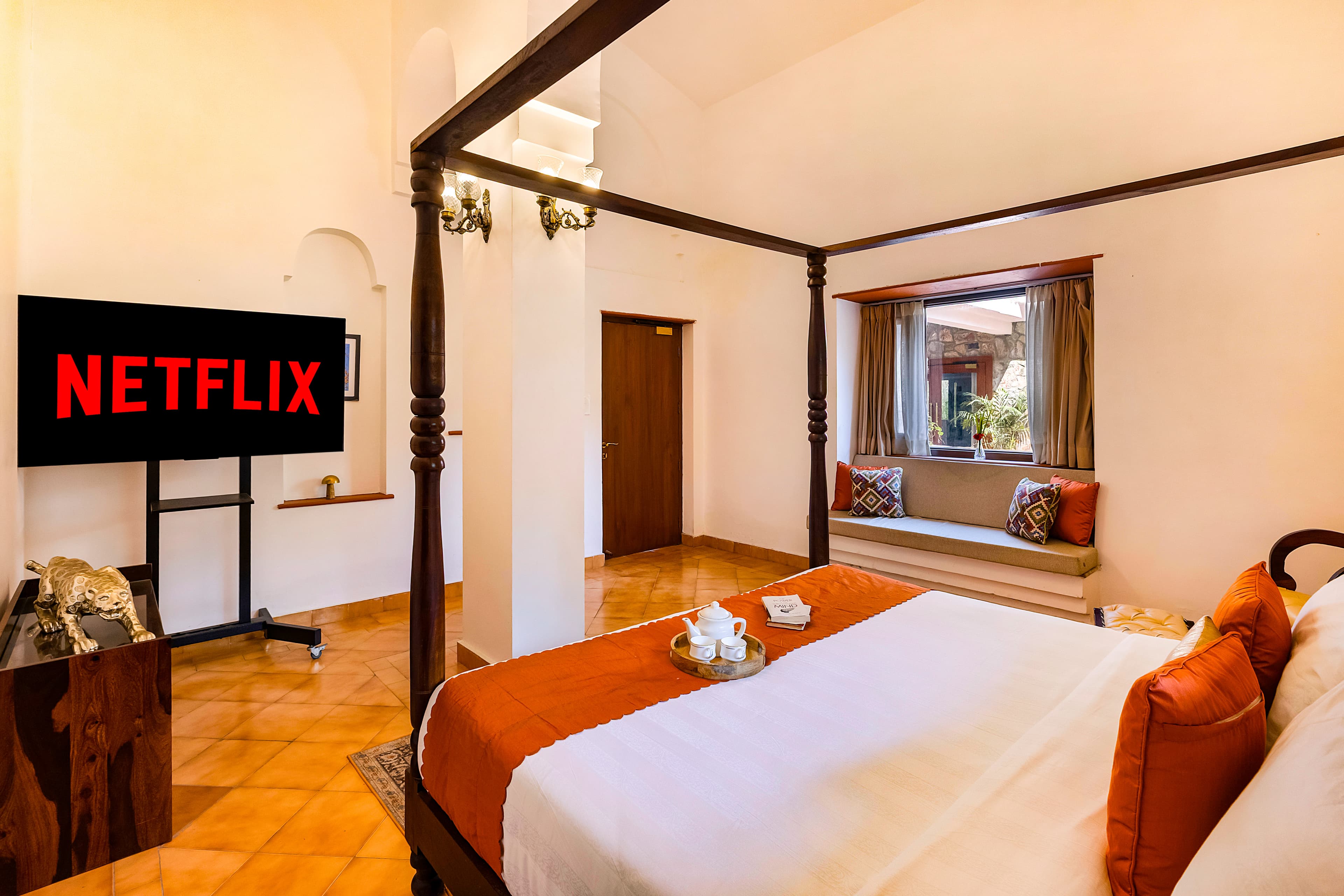 Aravalli Reserve The Lotus | Pet-friendly 3-BHK Villa with Private Pool, Lotus Pond, Gazebo & Jacuzzi - Image 30