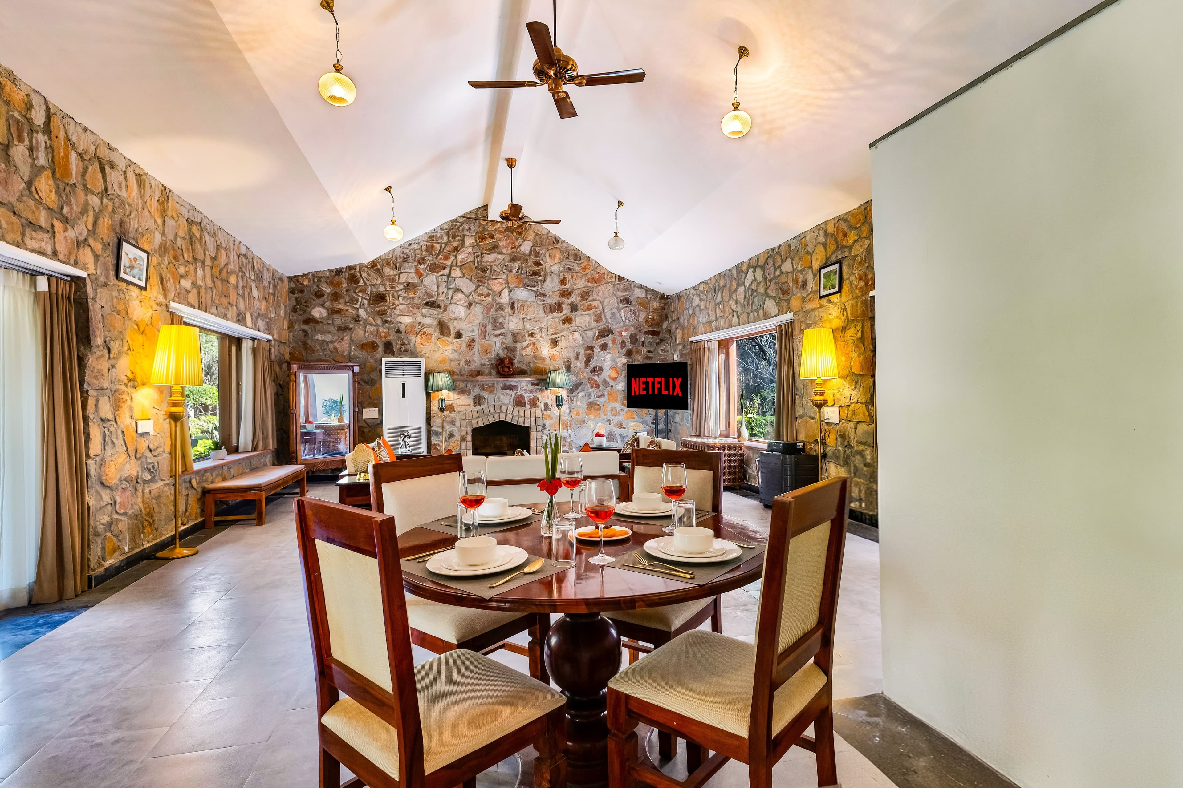 Aravalli Reserve The Lotus | Pet-friendly 3-BHK Villa with Private Pool, Lotus Pond, Gazebo & Jacuzzi - Image 11