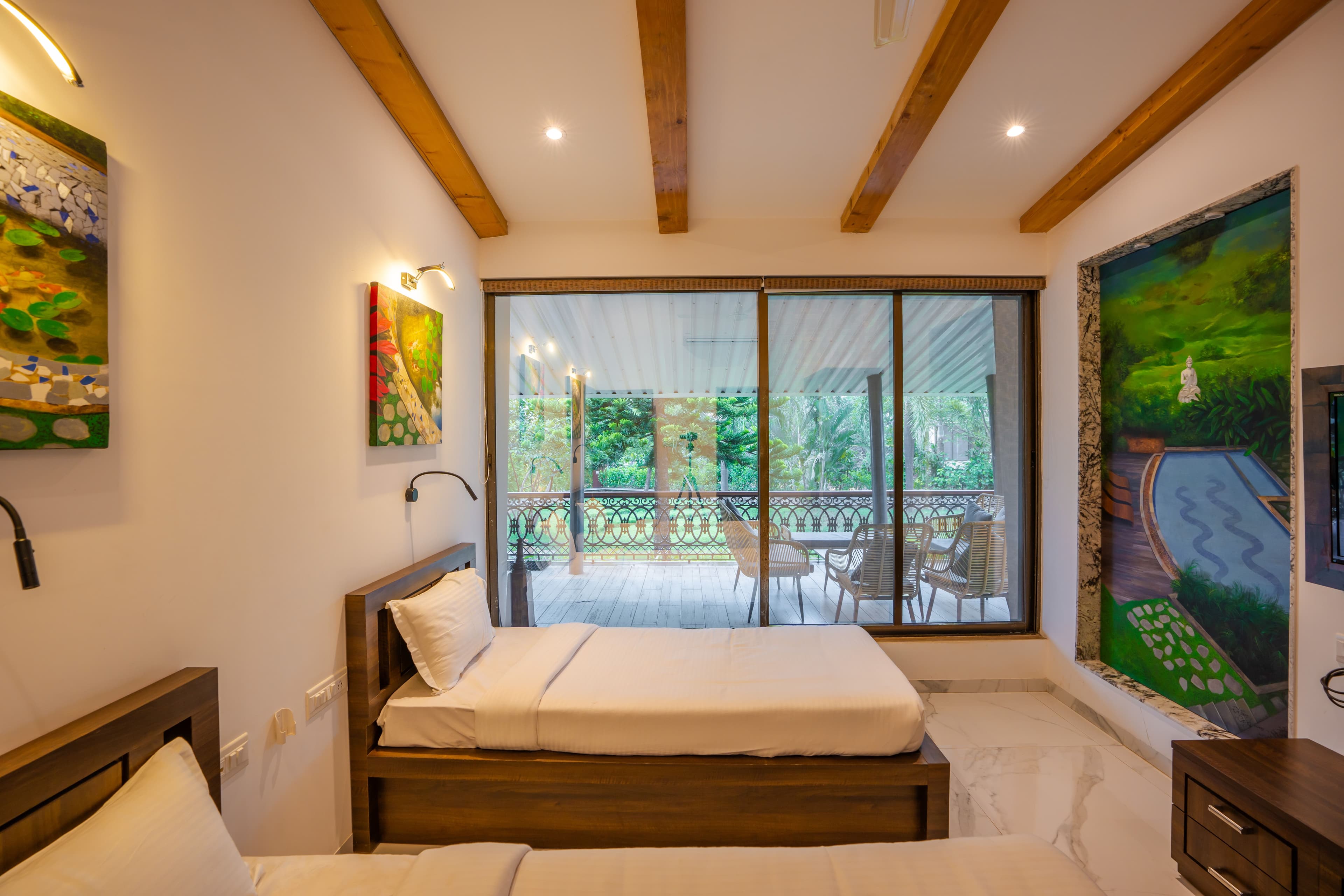 Energise Soul Retreat Vishuddha Villa | Pet-friendly 3-BHK With Garden,  Bonfire Pit & Shared Pool, Spiritual Sanctuary and Restro - Image 47