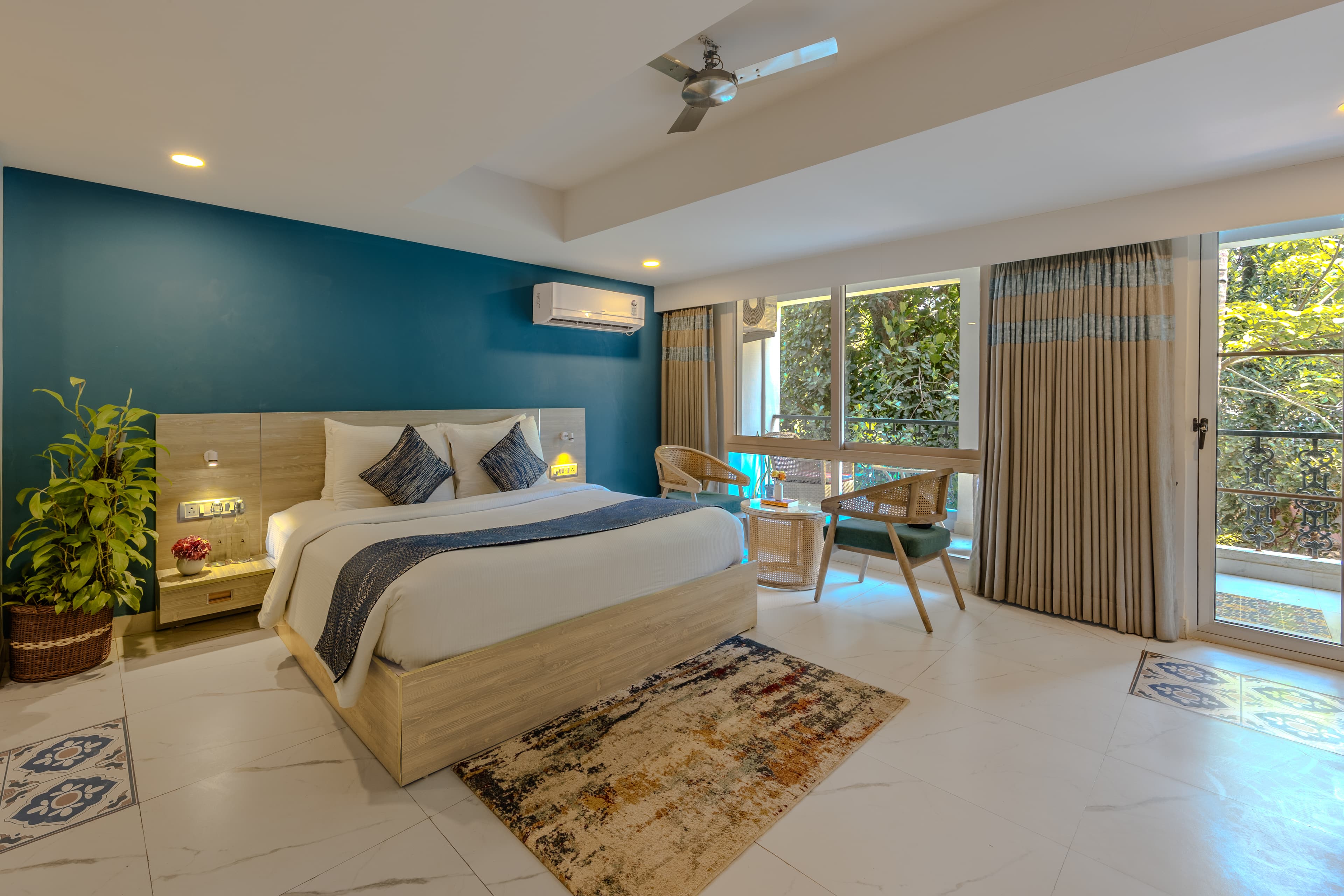 Goan Bliss Premium Room | Aesthetic Suite in a Boutique Resort with Pool, Dining, Library & Serene Tropical Setting - Image 6