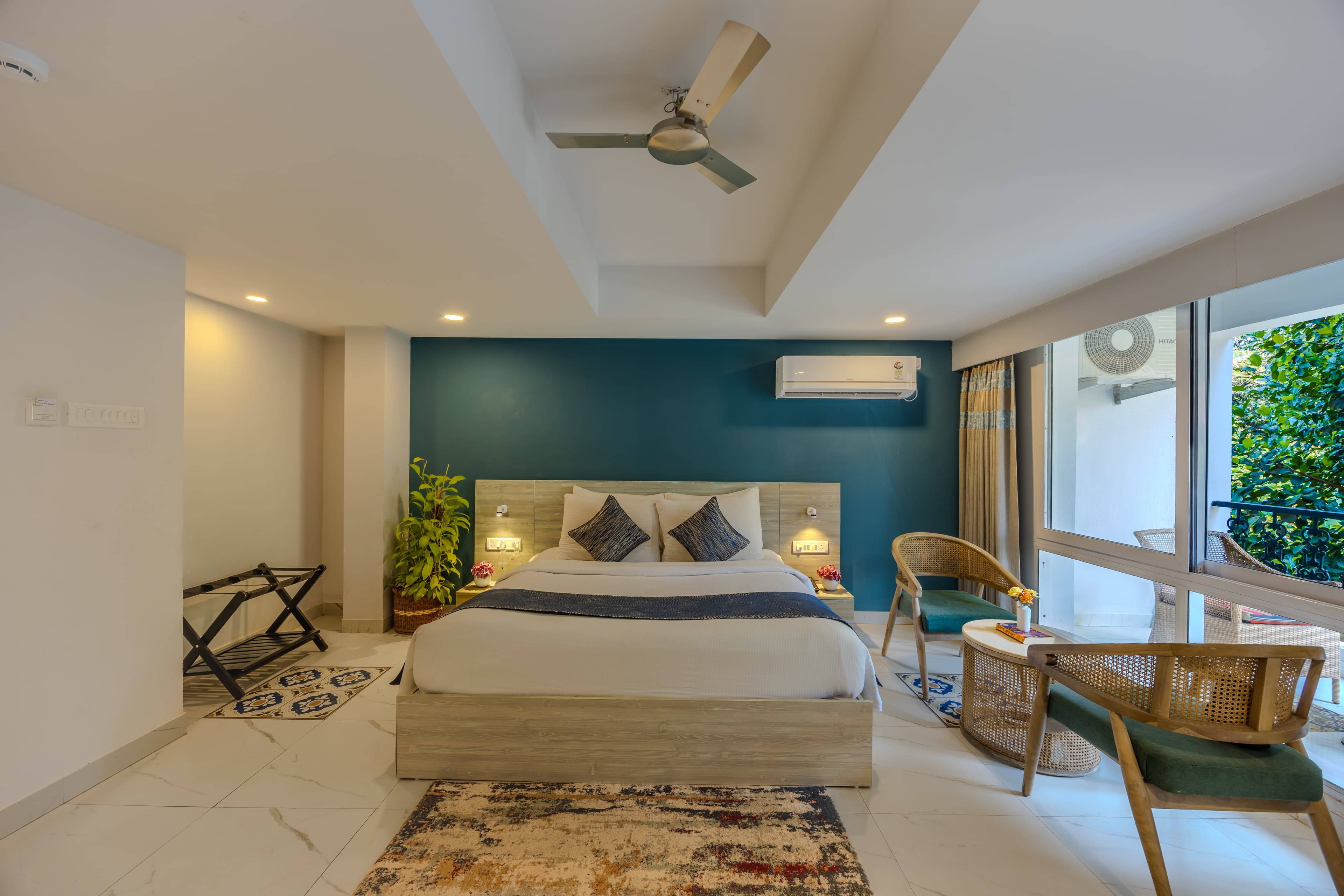 Goan Bliss Premium Room | Aesthetic Suite in a Boutique Resort with Pool, Dining, Library & Serene Tropical Setting - Image 21
