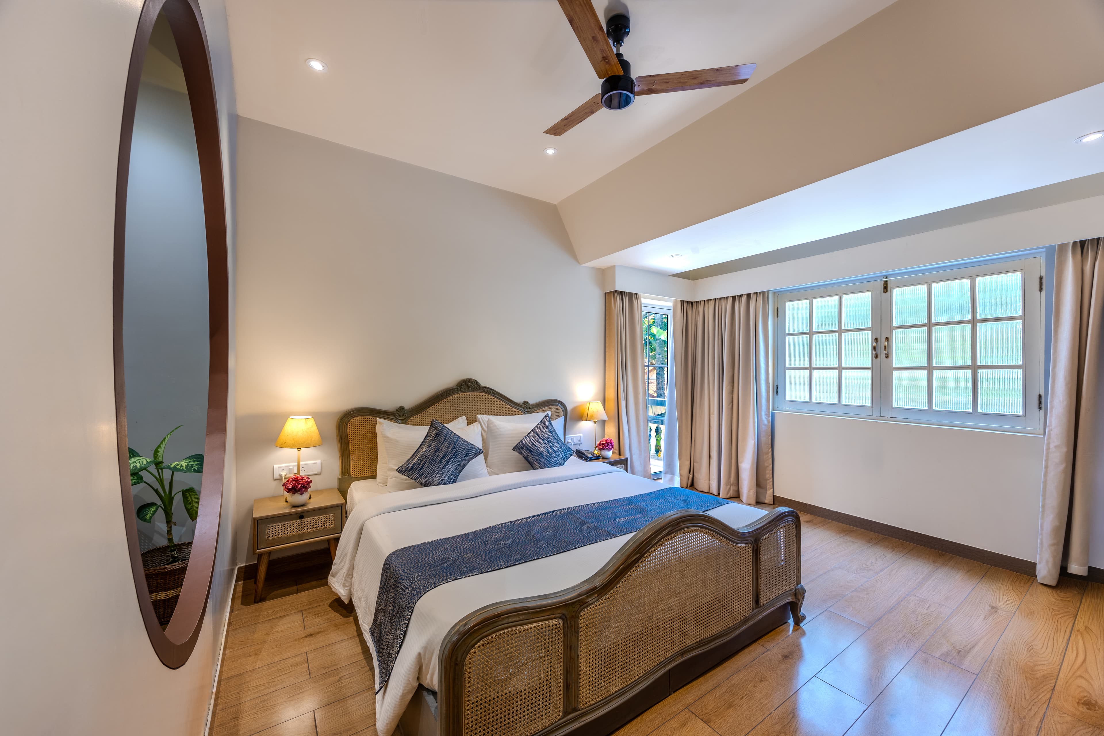 Goan Bliss Junior Suite | Spacious Boutique Suite with Living Room, Private Terrace, Shared Pool, Restro, Spa & Library - Image 7