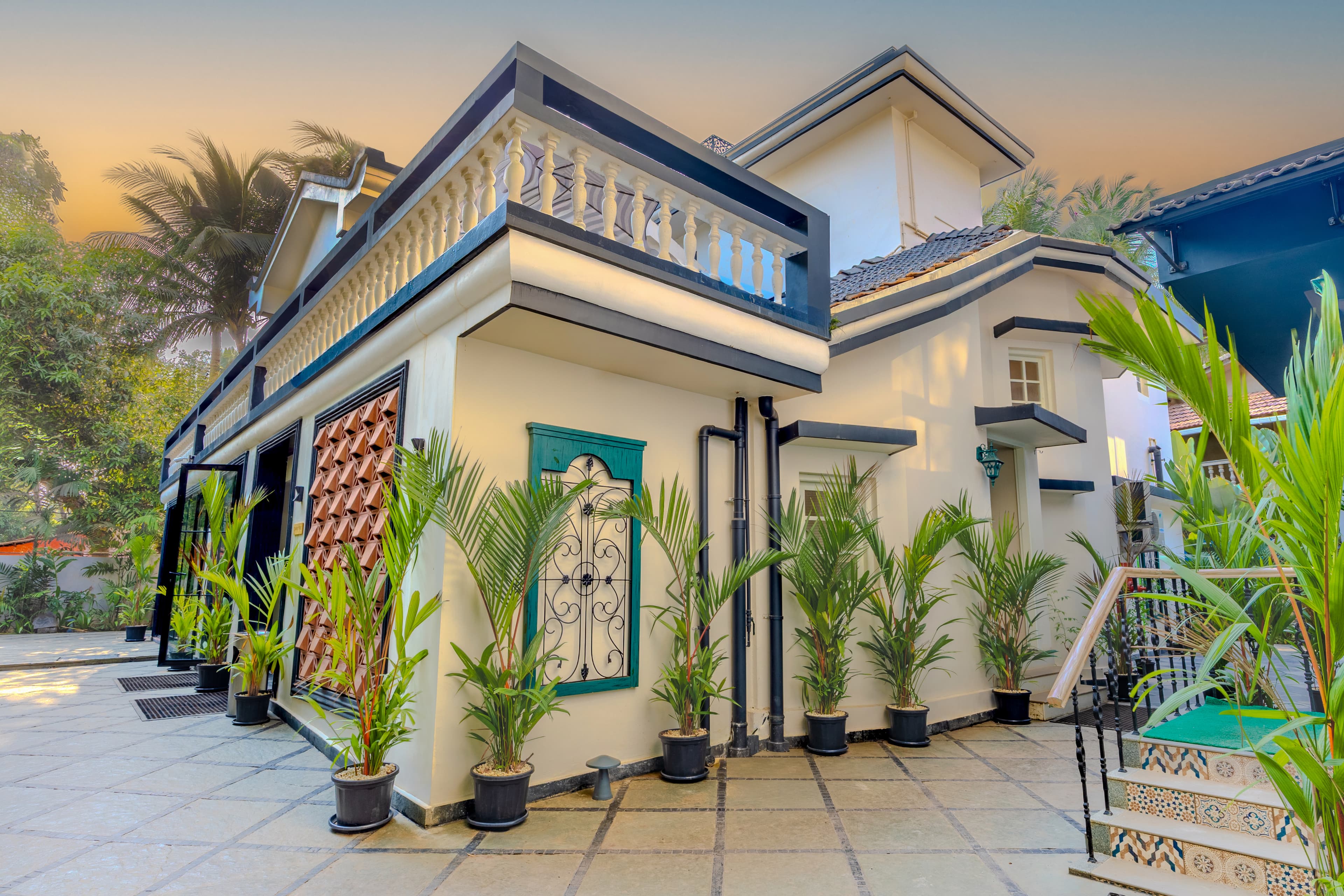 Goan Bliss Junior Suite | Spacious Boutique Suite with Living Room, Private Terrace, Shared Pool, Restro, Spa & Library - Image 1
