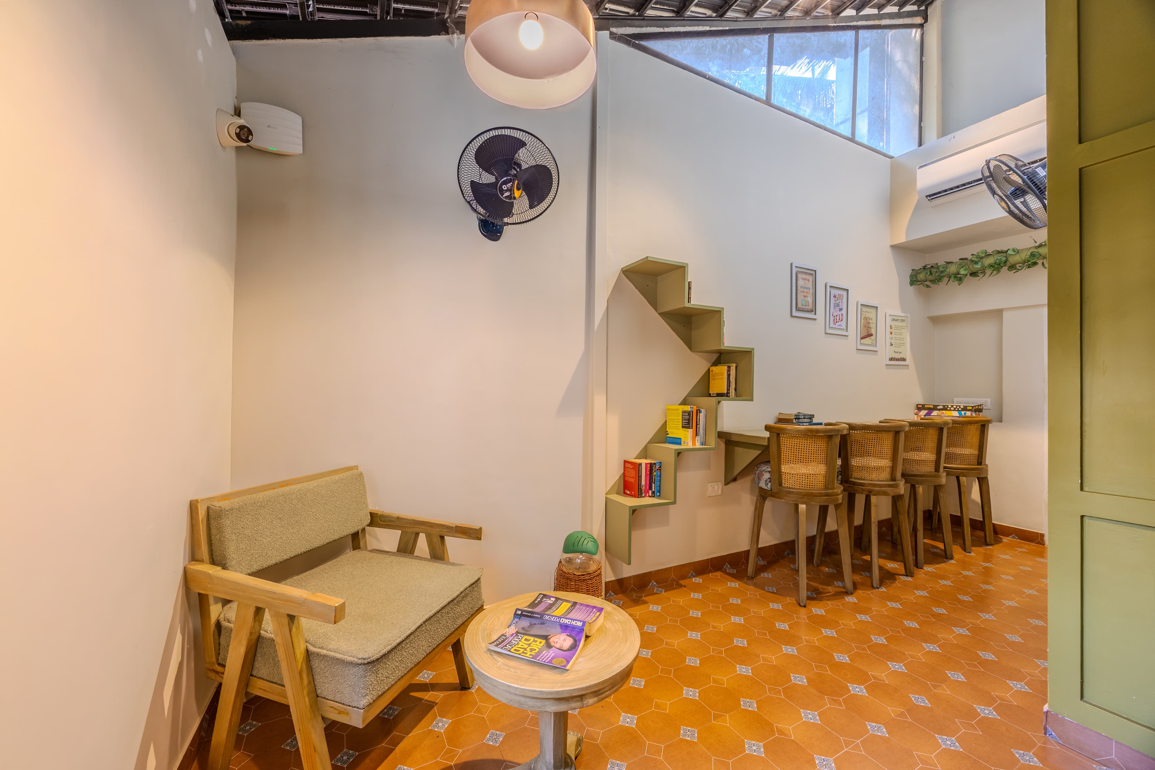 Goan Bliss Junior Suite | Spacious Boutique Suite with Living Room, Private Terrace, Shared Pool, Restro, Spa & Library - Image 12