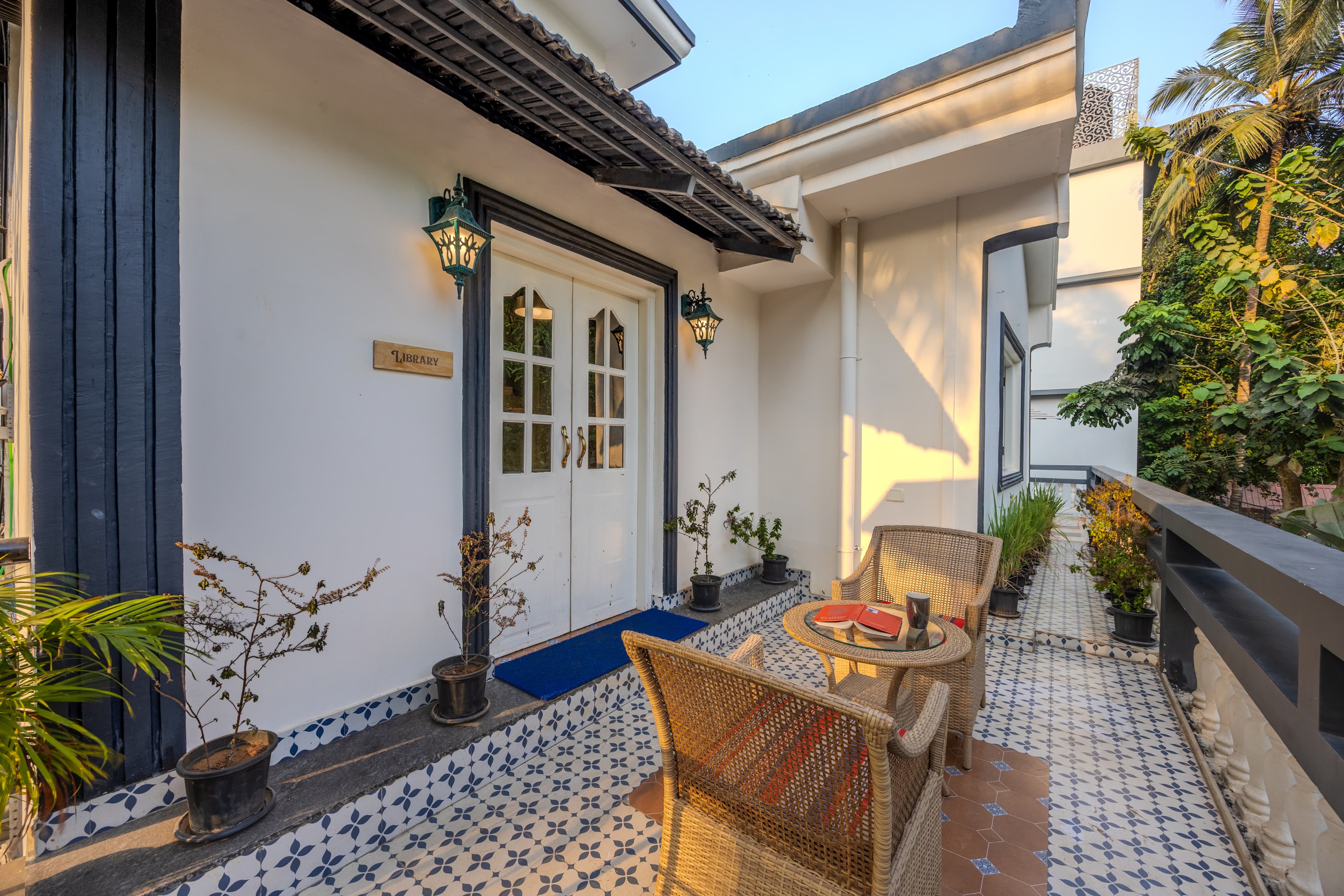 Goan Bliss Junior Suite | Spacious Boutique Suite with Living Room, Private Terrace, Shared Pool, Restro, Spa & Library - Image 24