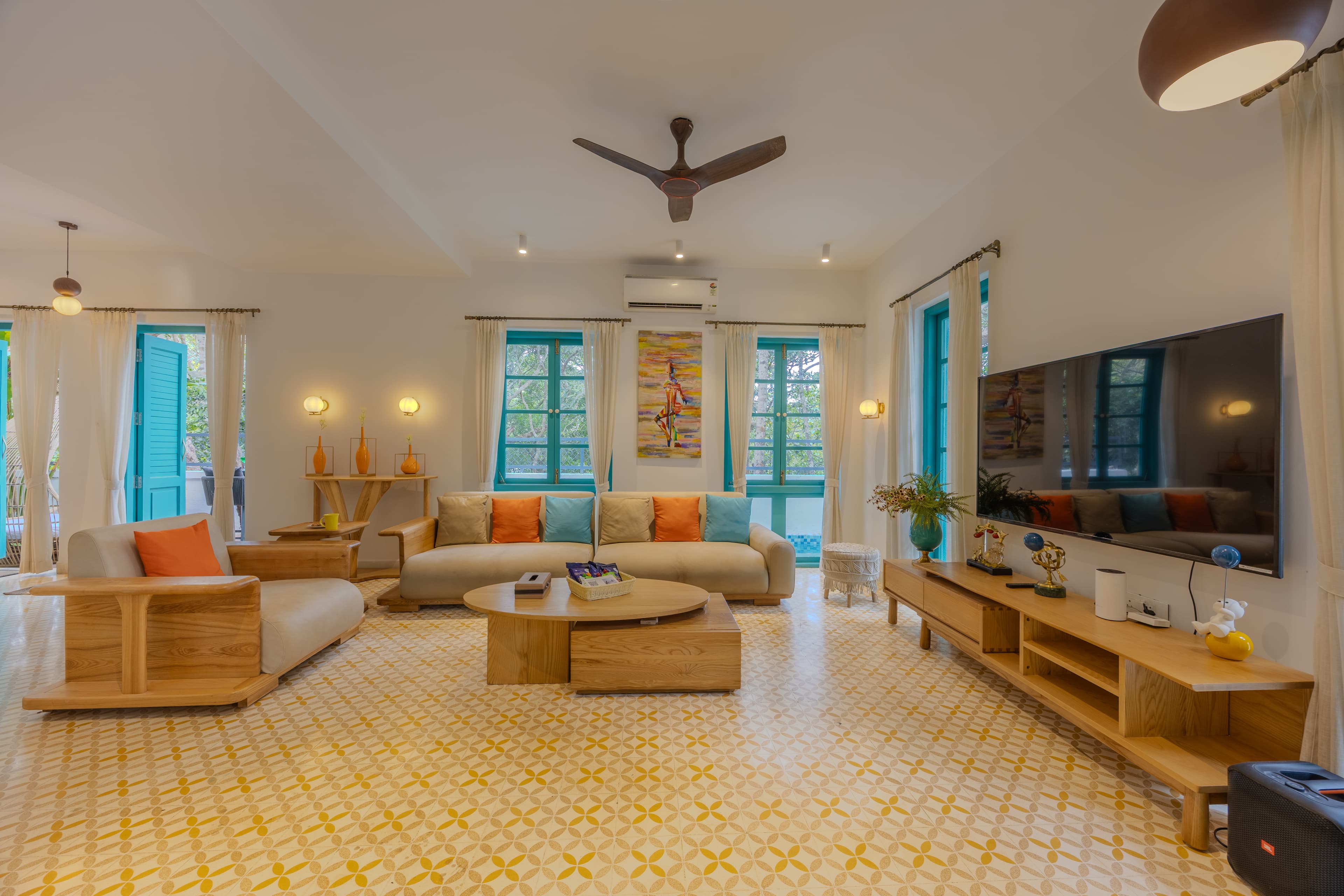 Casa Da Sol | 3-BHK Villa with Private Pool, Lounge Space & Balconies; in a Gated Complex - Image 6