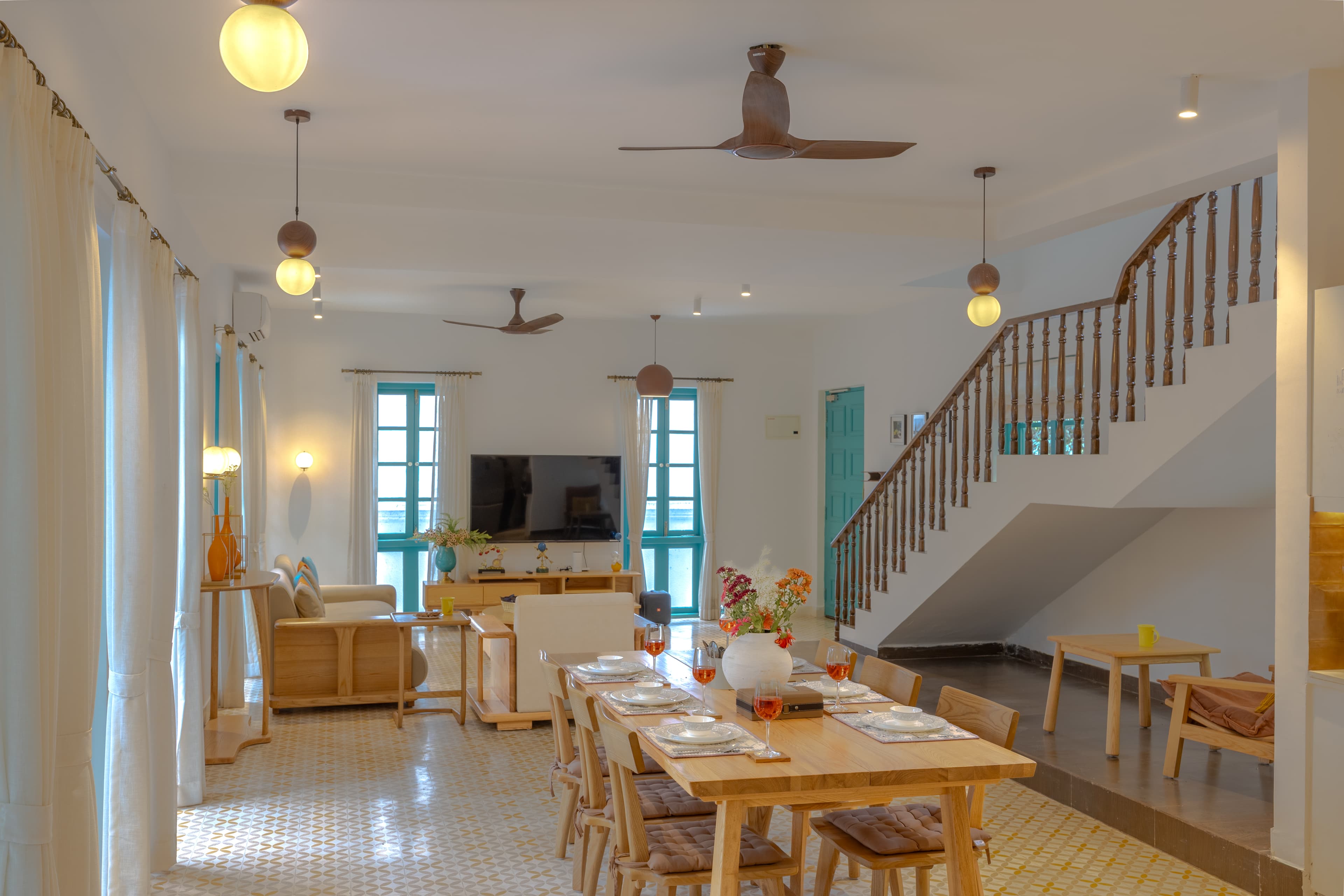 Casa Da Sol | 3-BHK Villa with Private Pool, Lounge Space & Balconies; in a Gated Complex - Image 22