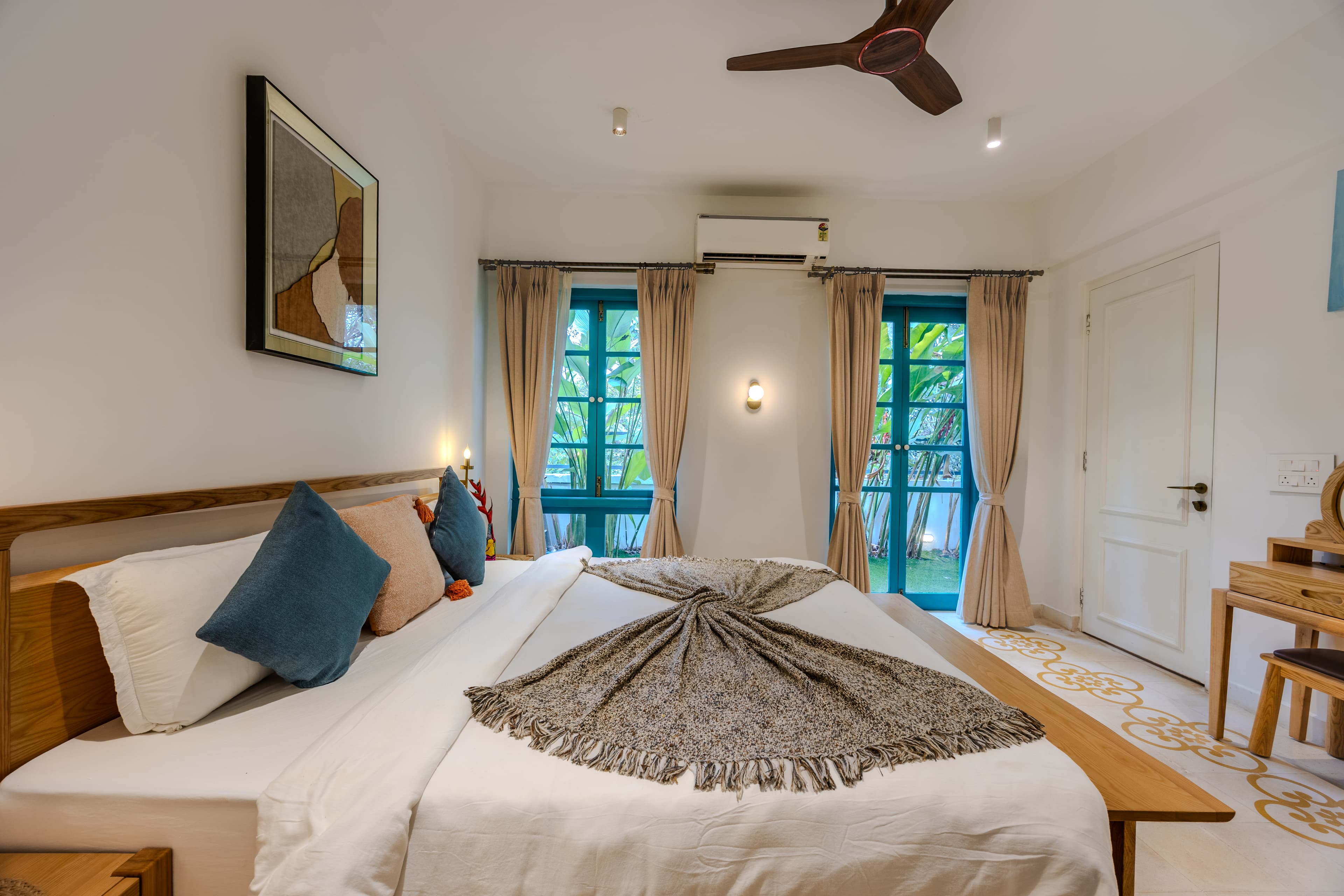 Casa Da Sol | 3-BHK Villa with Private Pool, Lounge Space & Balconies; in a Gated Complex - Image 10