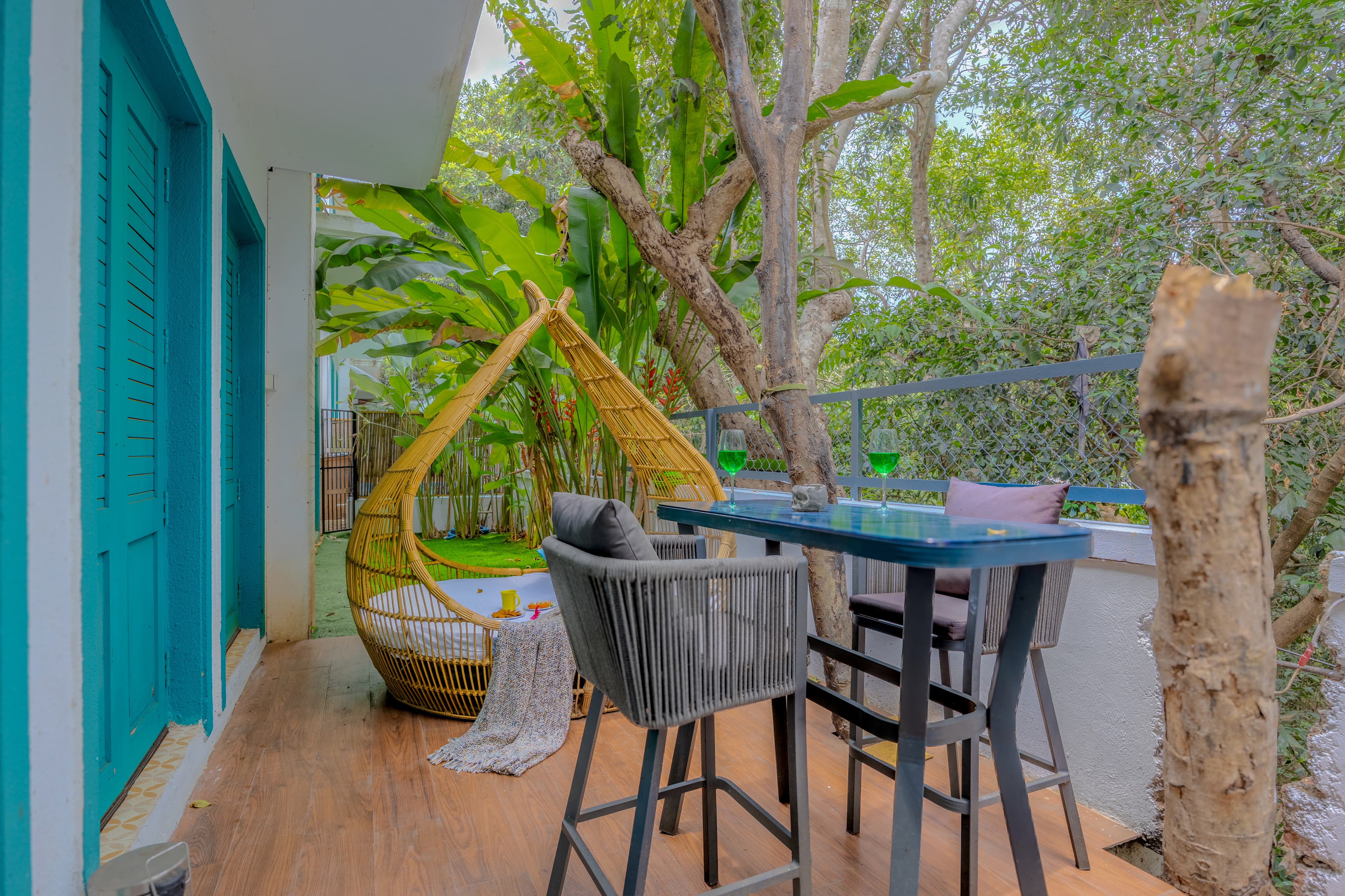 Casa Da Sol | 3-BHK Villa with Private Pool, Lounge Space & Balconies; in a Gated Complex - Image 7