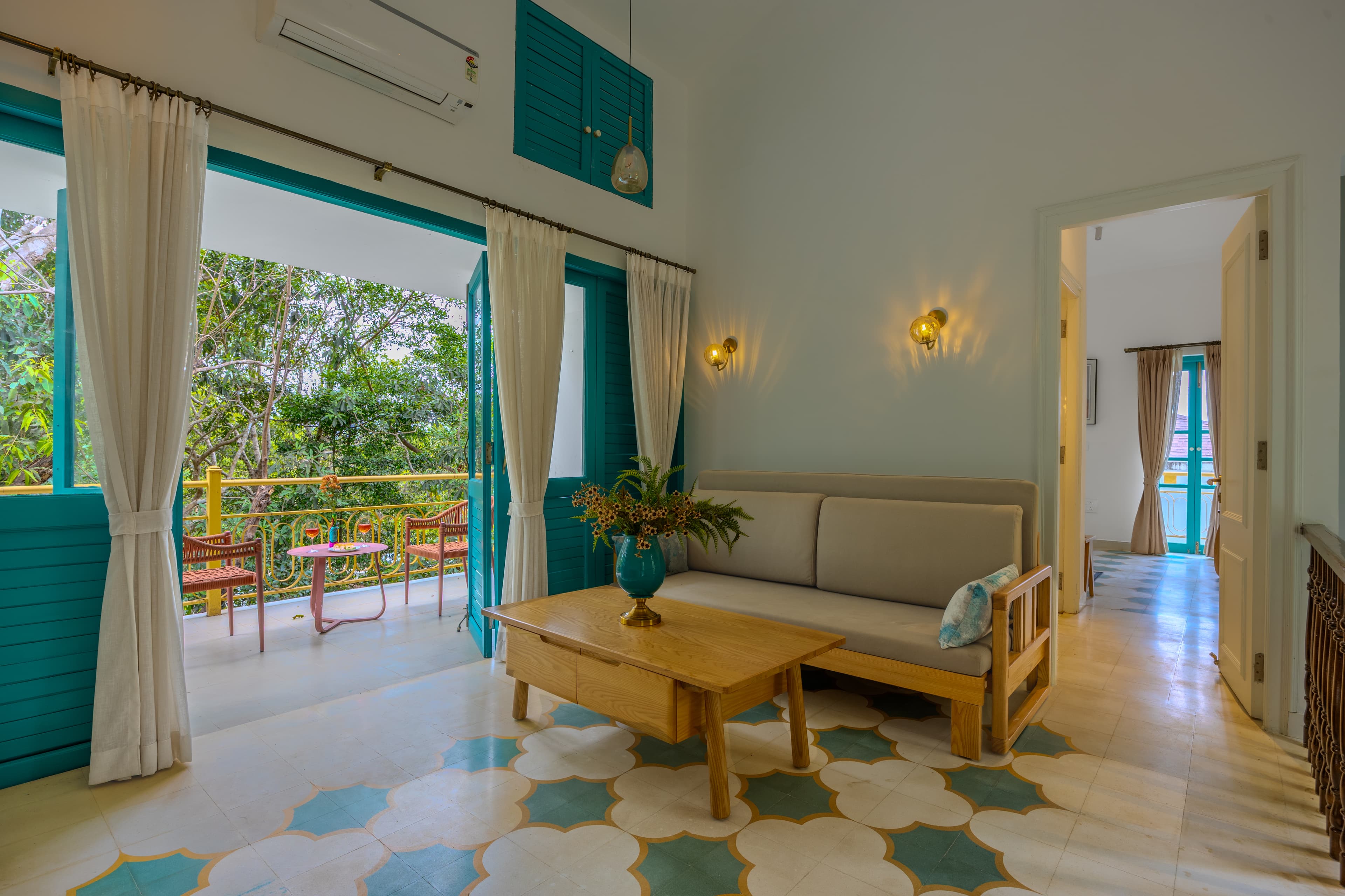 Casa Da Sol | 3-BHK Villa with Private Pool, Lounge Space & Balconies; in a Gated Complex - Image 9