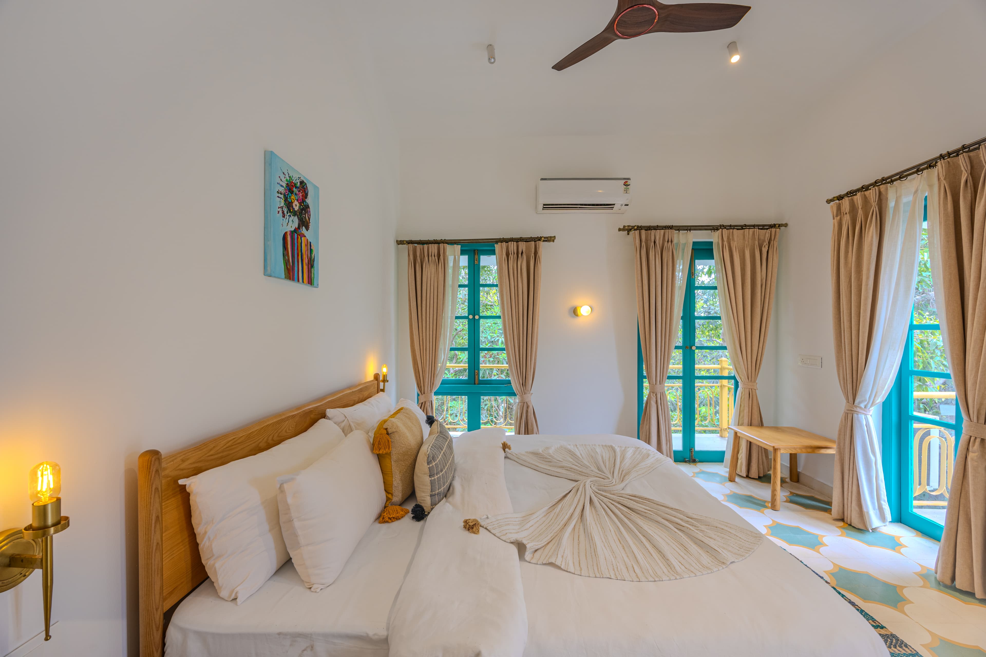 Casa Da Sol | 3-BHK Villa with Private Pool, Lounge Space & Balconies; in a Gated Complex - Image 16