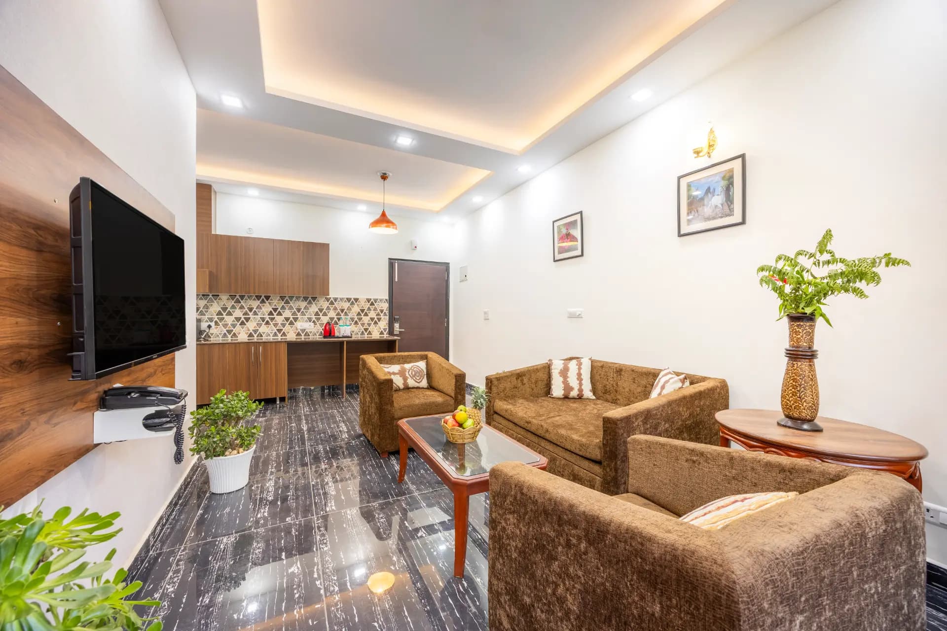 Kingdom Heartz | Charming Pet-friendly 1-BHK Apartment With Balcony, Common Pool, Common Garden & Restaurant   - Image 12