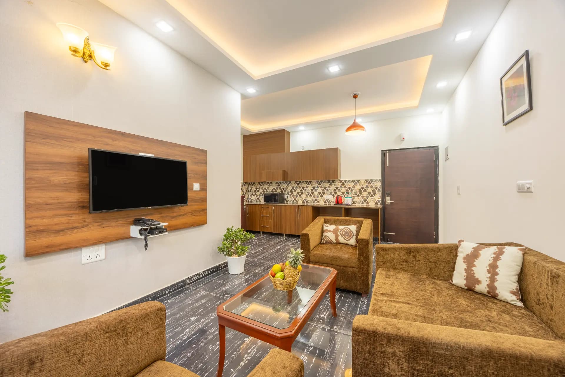 Kingdom Heartz | Charming Pet-friendly 1-BHK Apartment With Balcony, Common Pool, Common Garden & Restaurant   - Image 11