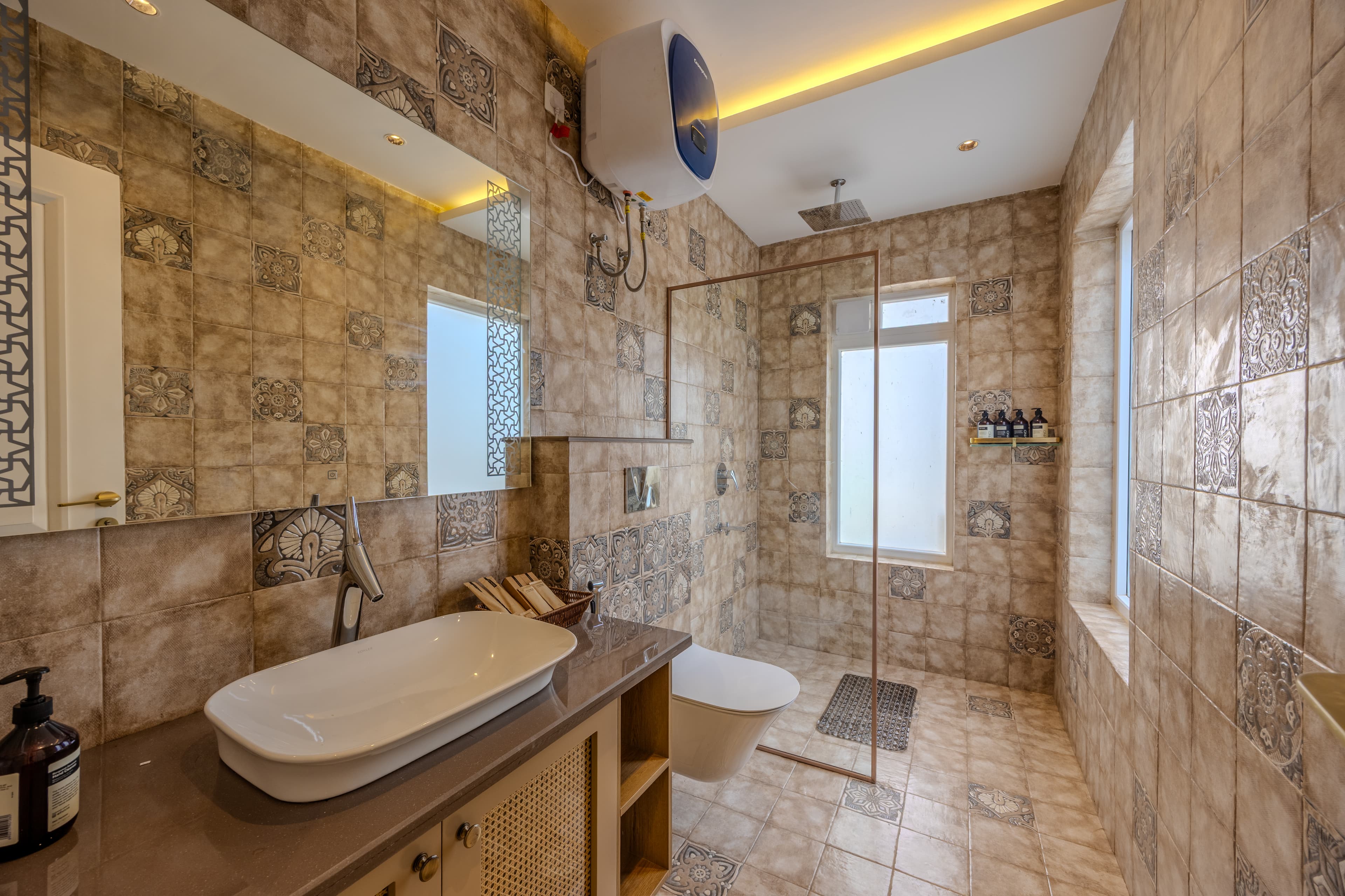 Mistwood Villa | Serene 4 BHK Retreat with Private Pool, Terrace Lounge, Elegant Living Spaces & Outdoor Seating - Image 10