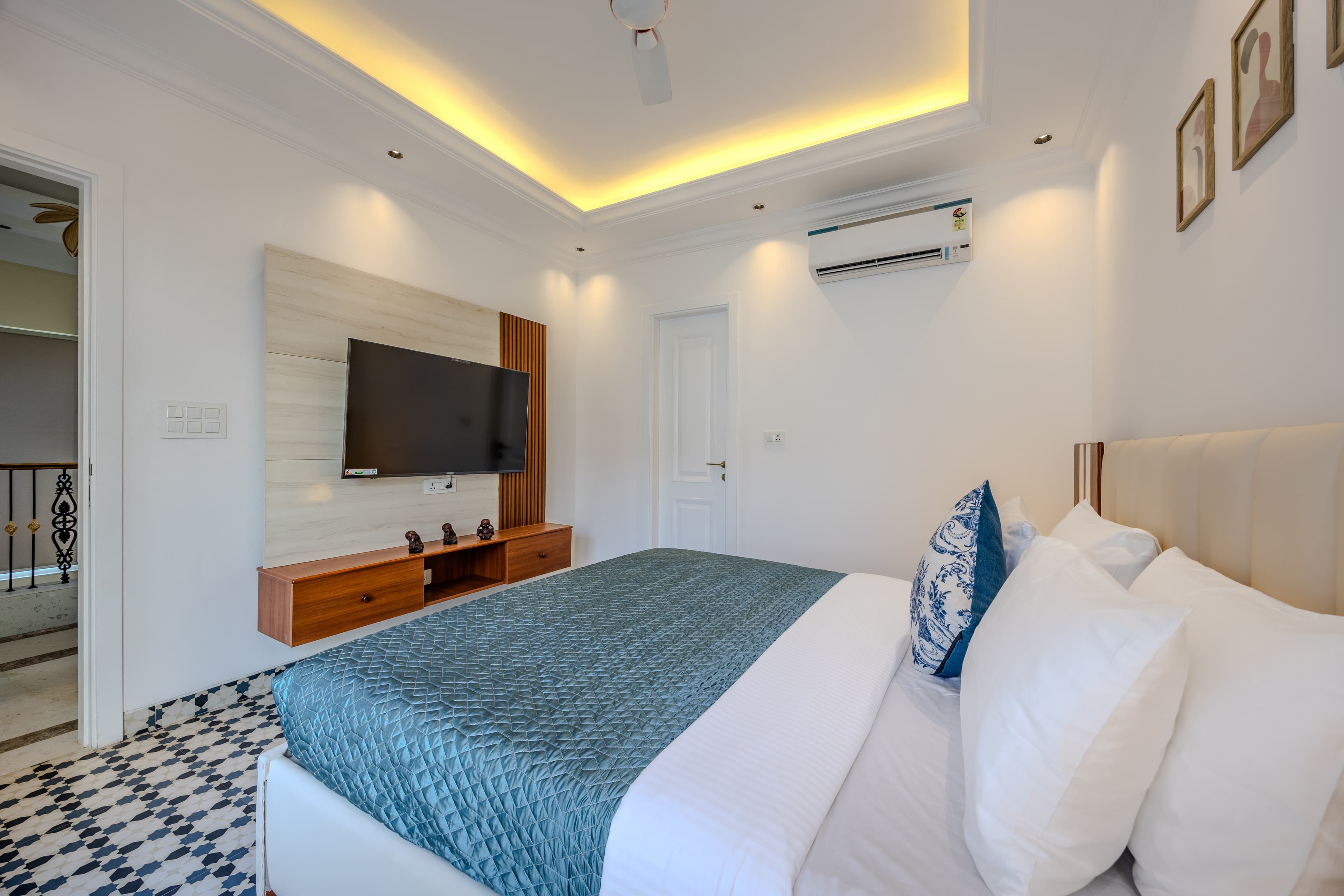 Mistwood Villa | Serene 4 BHK Retreat with Private Pool, Terrace Lounge, Elegant Living Spaces & Outdoor Seating - Image 14