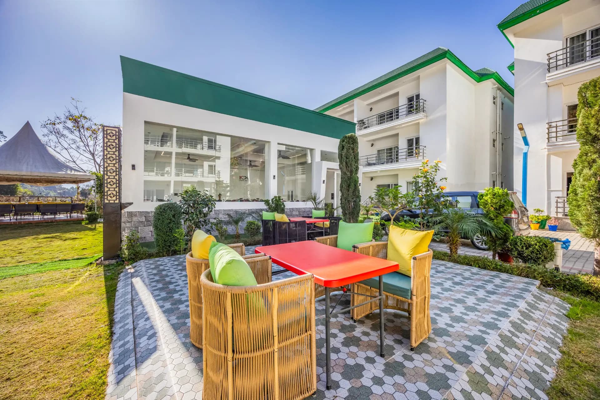 Kingdom Heartz | Elegant Pet-friendly 2-BHK Apartment With Balcony, Common Pool, Common Garden & Restaurant  - Image 22