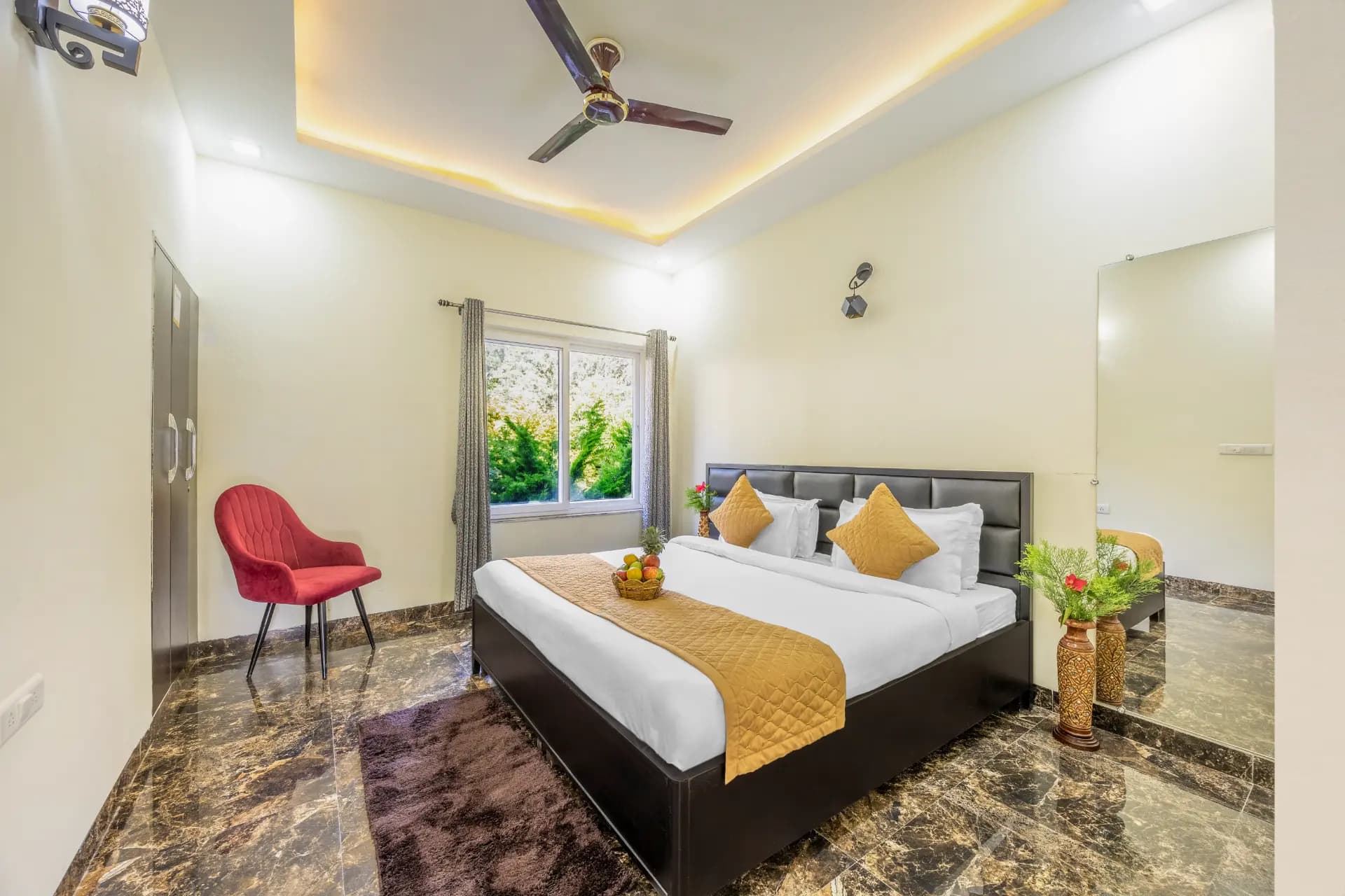 Kingdom Heartz | Elegant Pet-friendly 2-BHK Apartment With Balcony, Common Pool, Common Garden & Restaurant  - Image 14