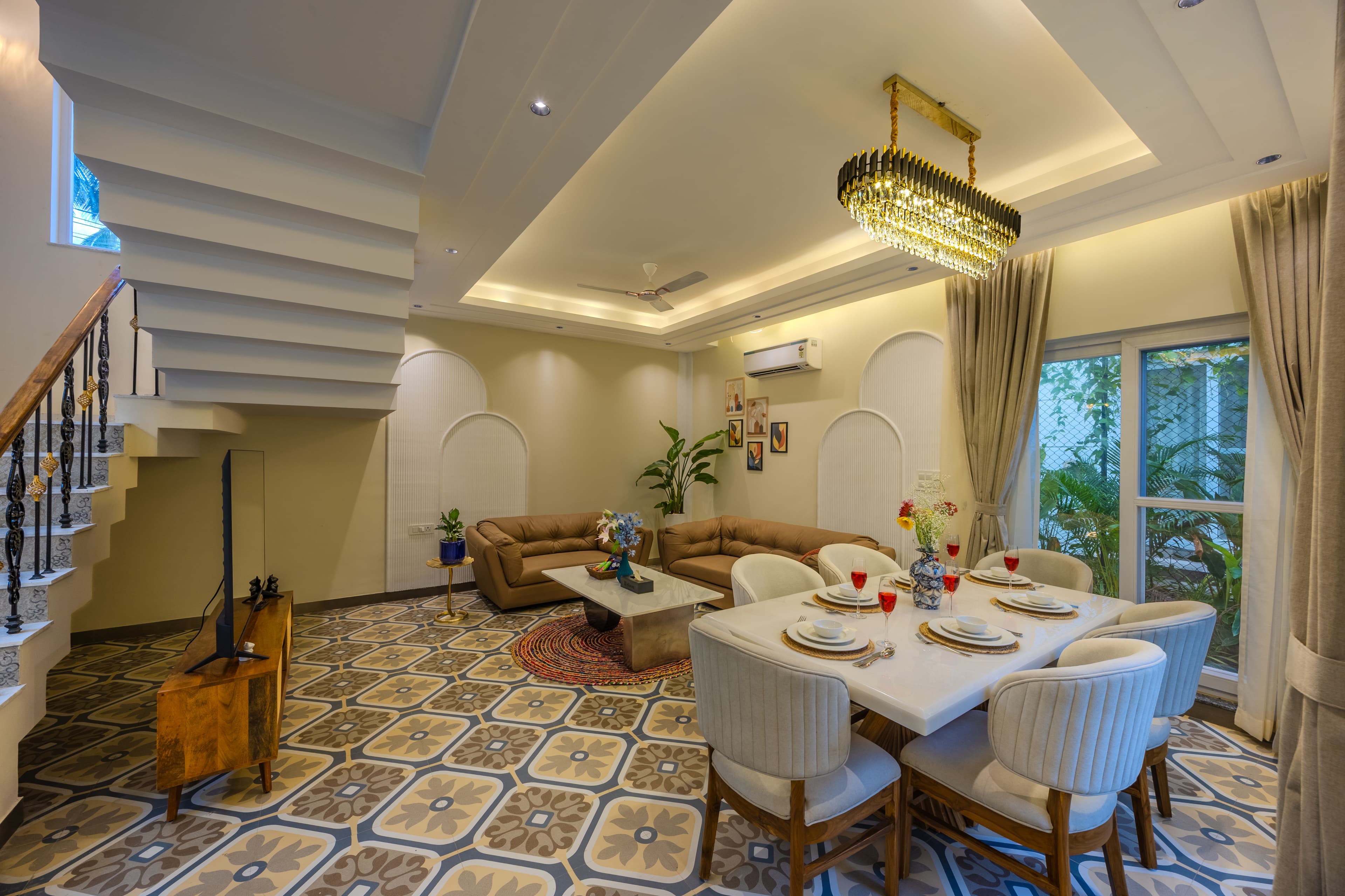 Mistwood Villa | Serene 4 BHK Retreat with Private Pool, Terrace Lounge, Elegant Living Spaces & Outdoor Seating - Image 23
